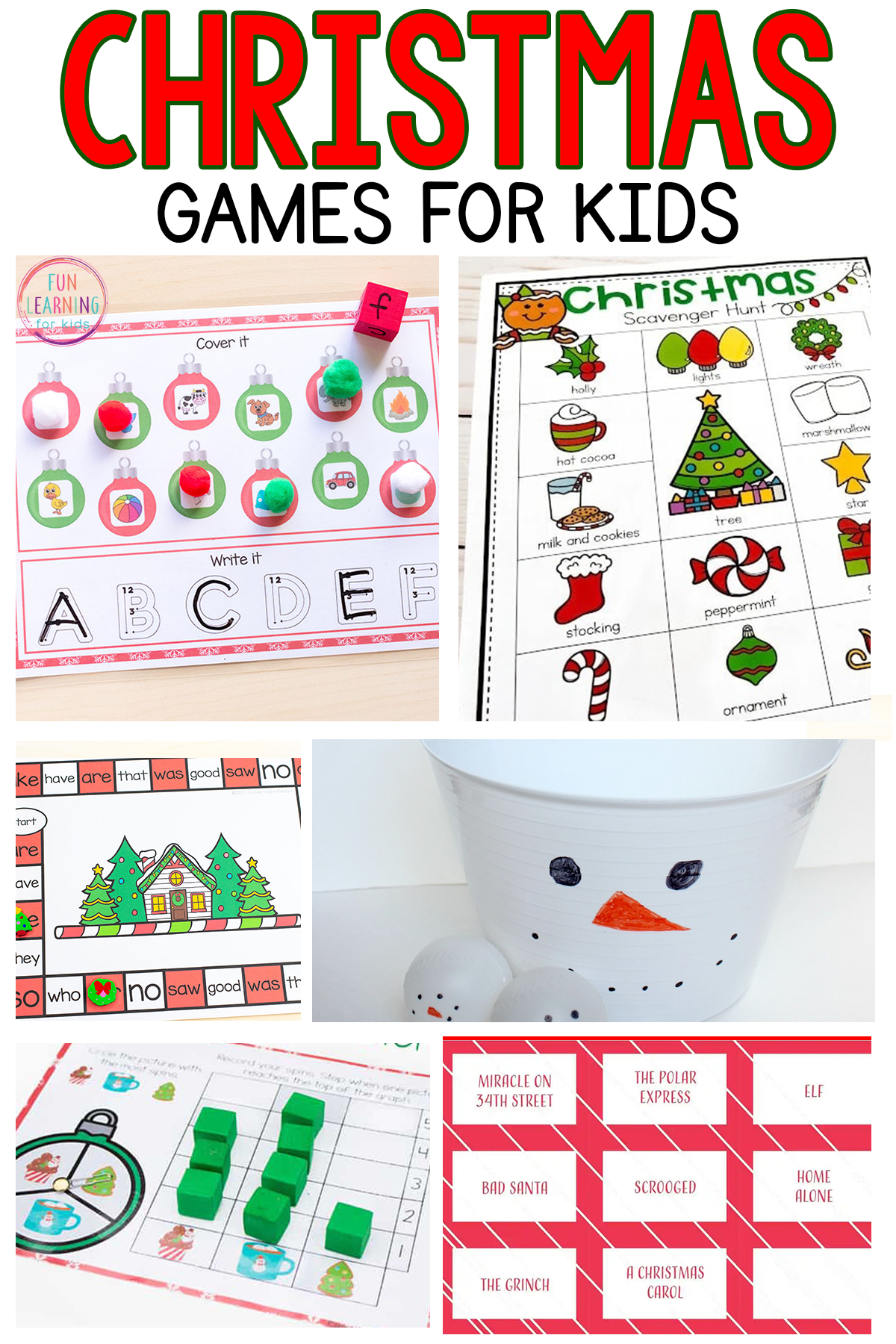 Free Christmas Games For Kids regarding Free Printable Christmas Games For Preschoolers