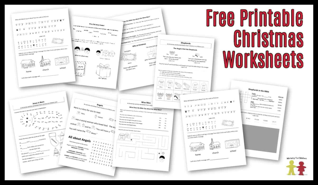 Free Christmas Worksheets For Kids (Free Printable Activity Sheets) inside Free Printable Christmas Plays For Sunday School