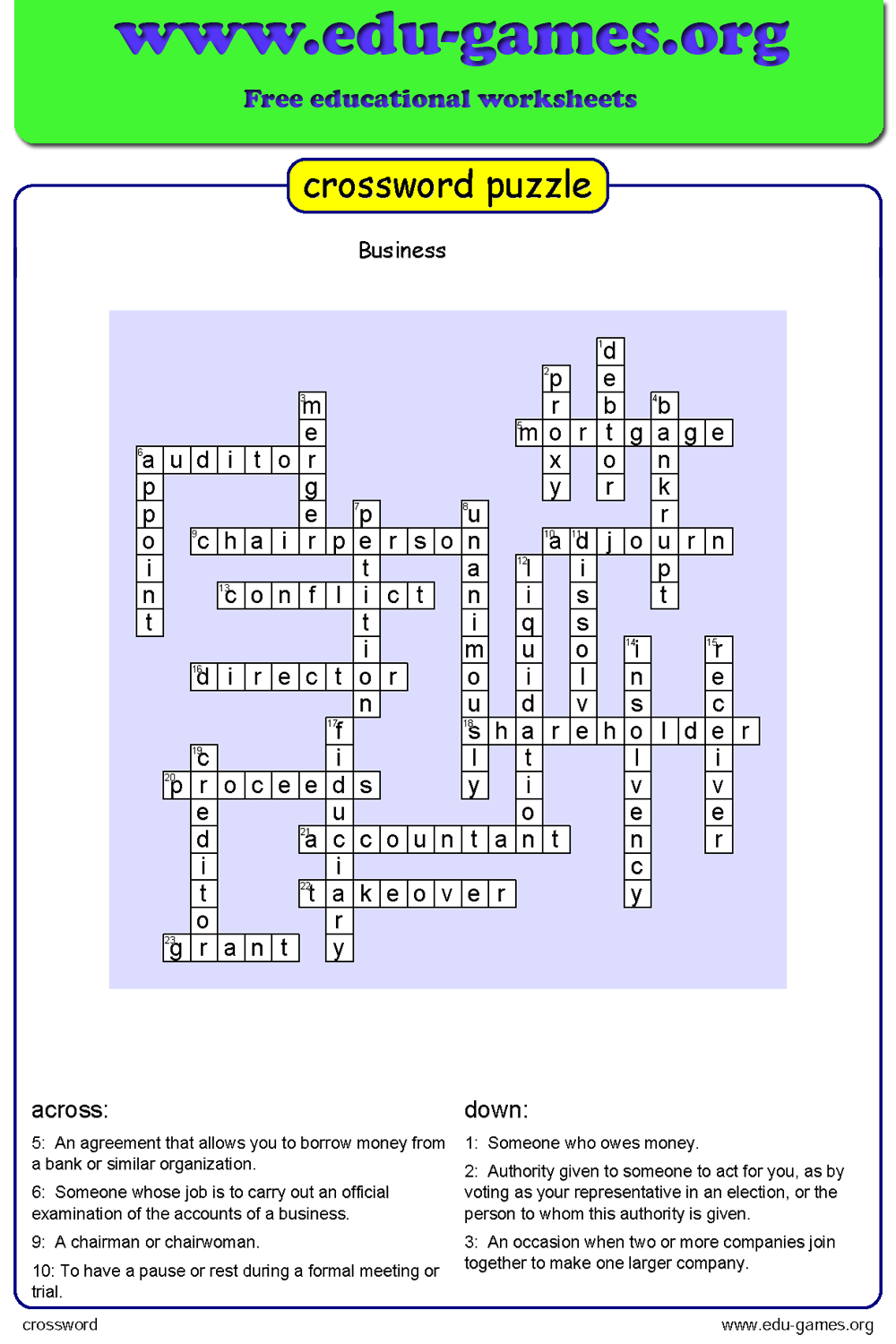 Free Crossword Maker For Kids - The Printable Worksheets Creator with Free Printable Crossword Puzzle Maker With Answer Key