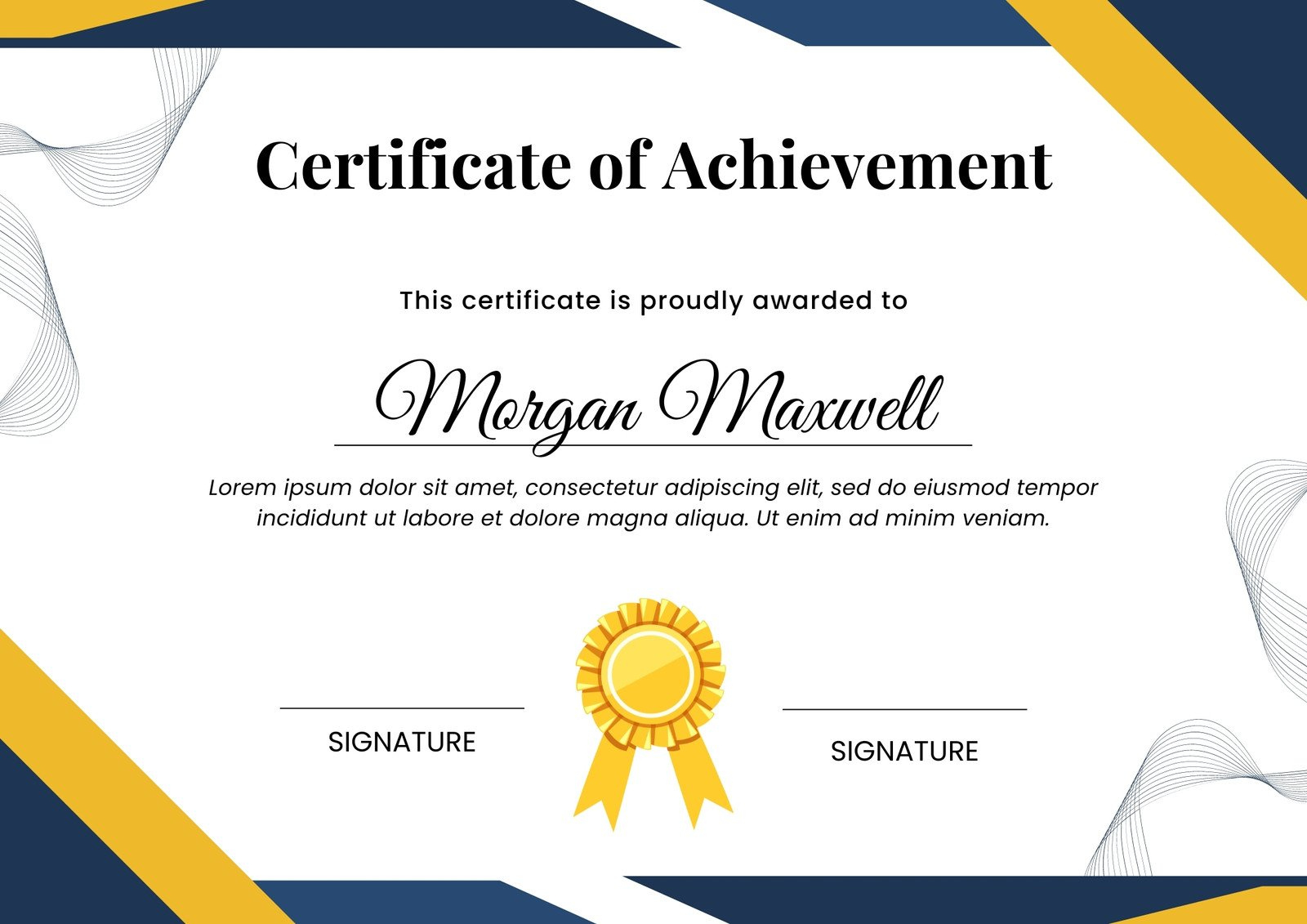 Free Custom Printable Achievement Certificate Templates | Canva for Free Printable Certificates Of Accomplishment