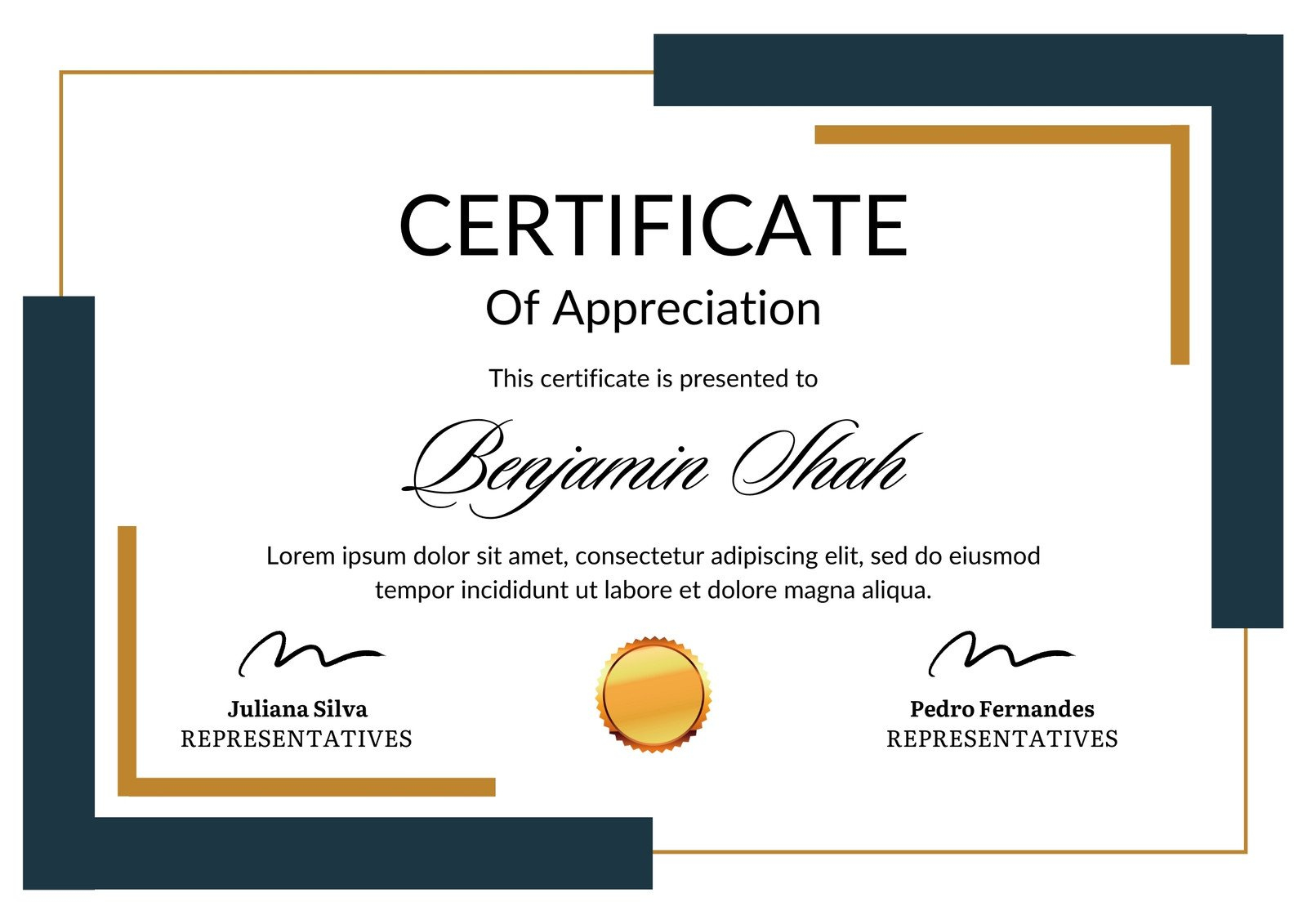 Free, Custom Printable Appreciation Certificate Templates | Canva for Free Printable Certificate of Appreciation