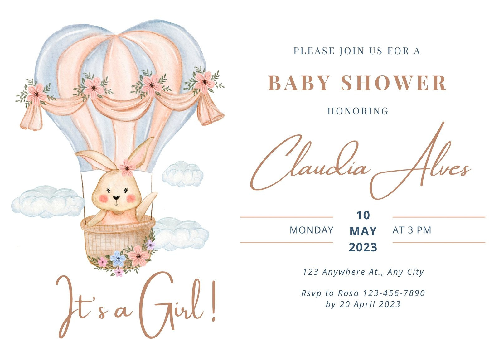 Free Custom Printable Baby Shower Card Templates | Canva intended for Free Printable Baby Registry Cards