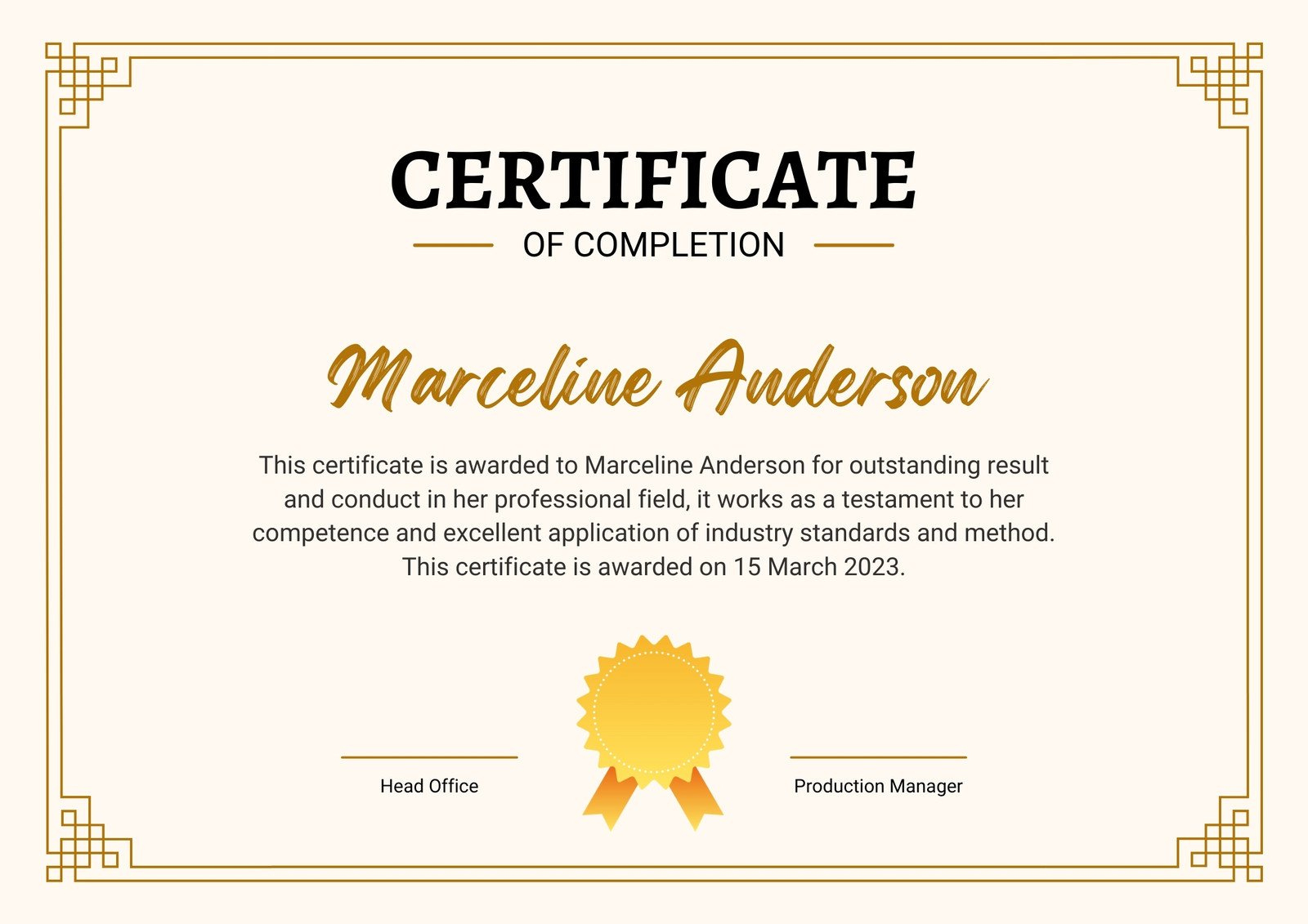 Free, Custom Printable Certificate Of Completion Templates | Canva pertaining to Free Printable Certificates of Accomplishment