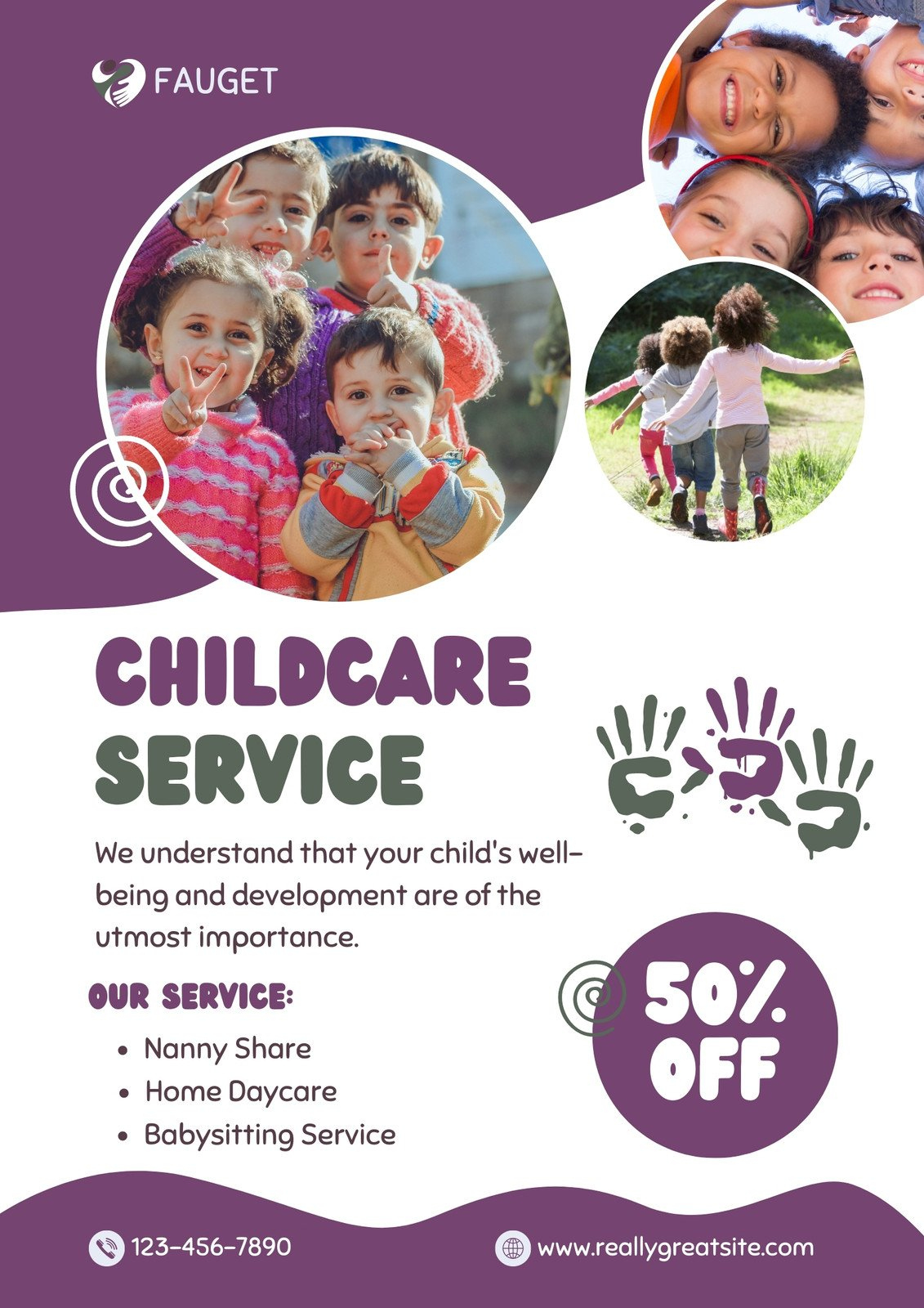 Free Custom Printable Daycare Flyer Templates | Canva intended for Free Printable Home Daycare Flyers