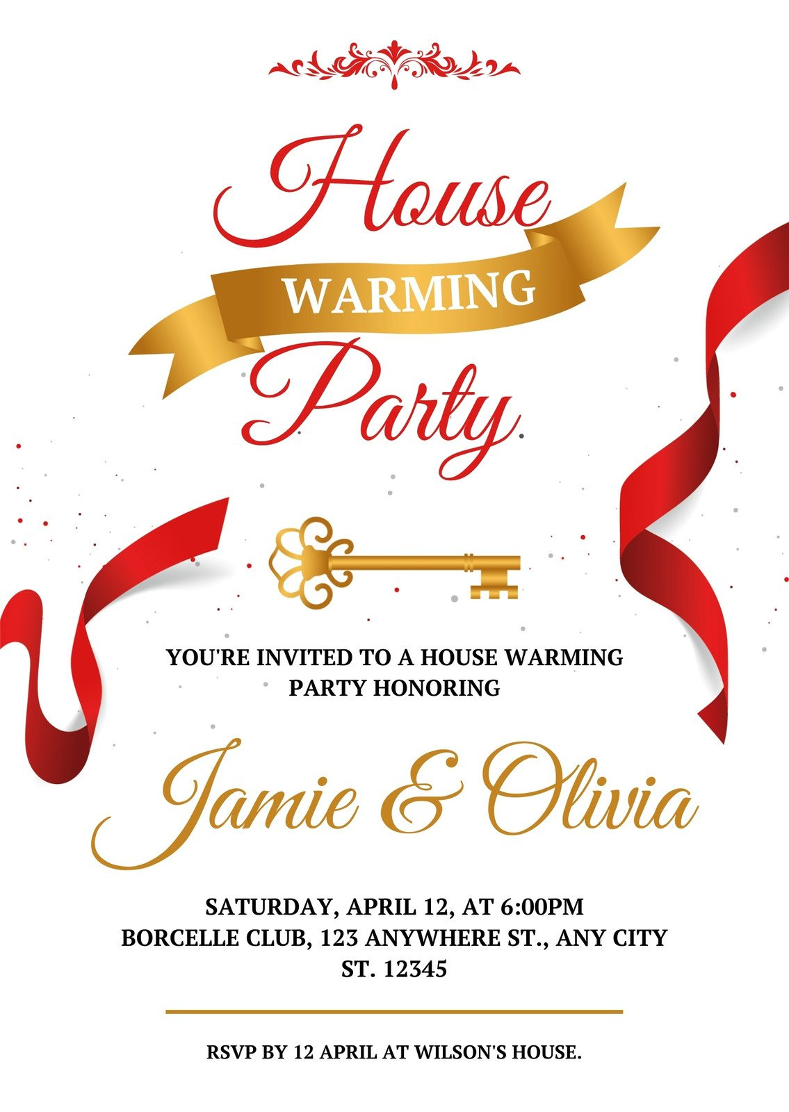 Free, Custom Printable Housewarming Invitation Templates | Canva in Free Printable Housewarming Invitations Cards