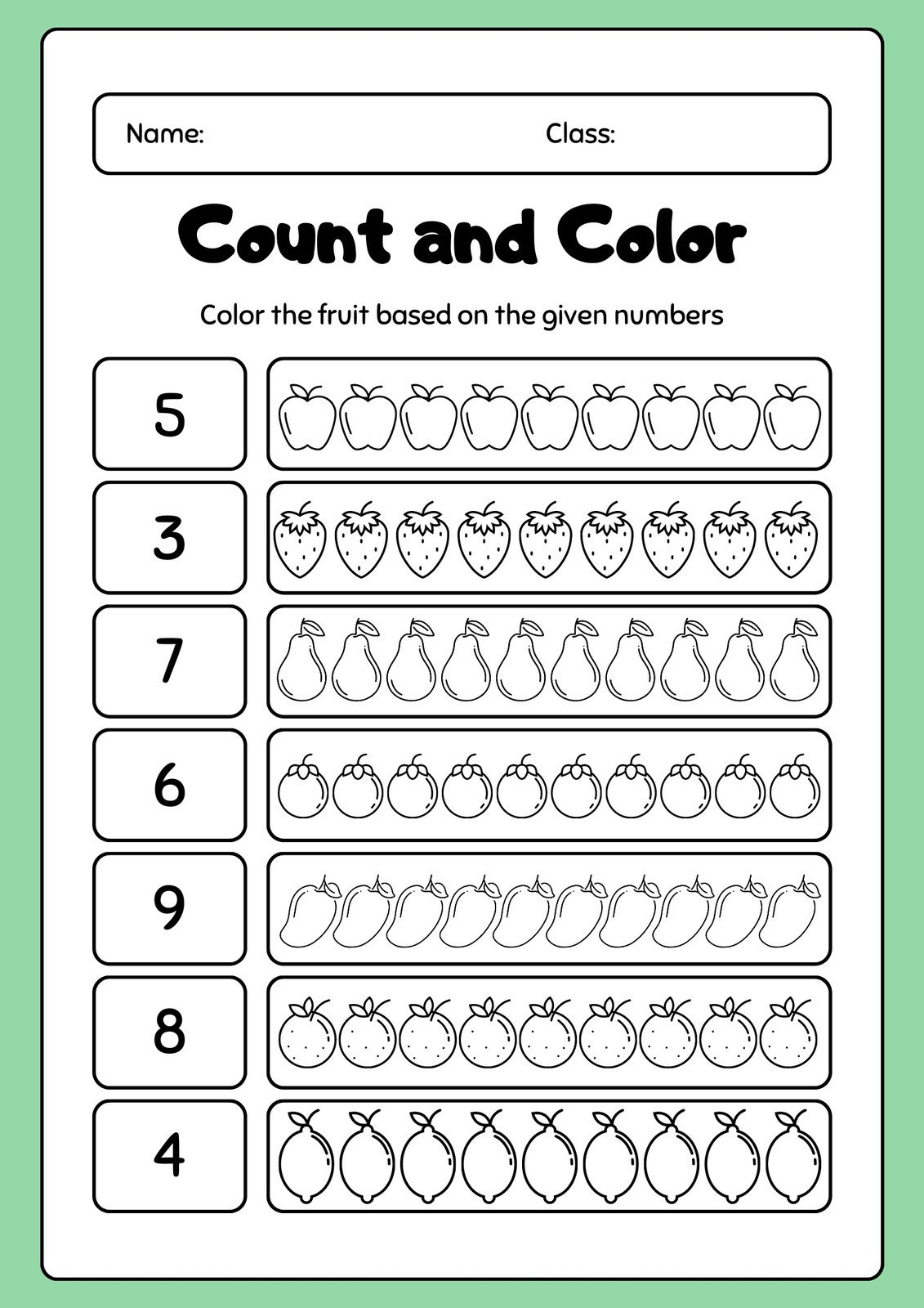 Free Custom Printable Preschool Worksheet Templates | Canva regarding Free Pre-K Printables