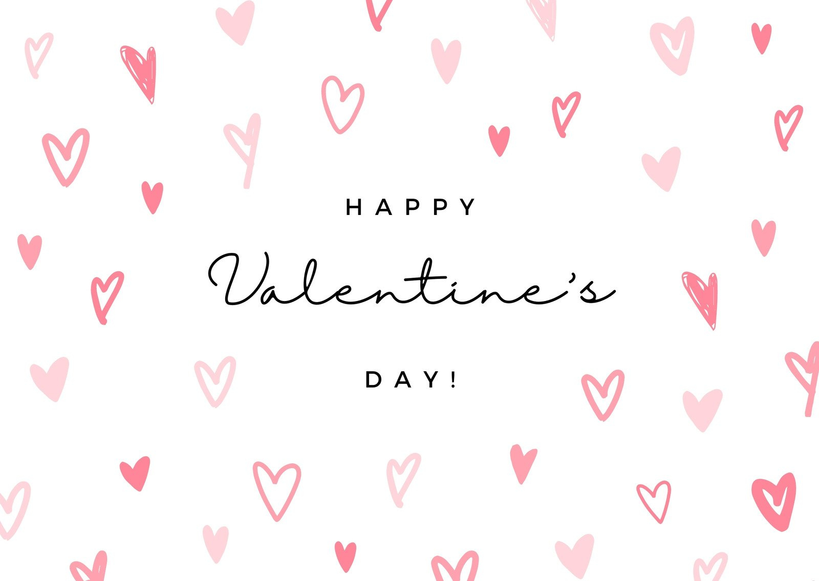 Free Custom Printable Valentine'S Day Card Templates | Canva throughout Free Printable Love Greeting Cards