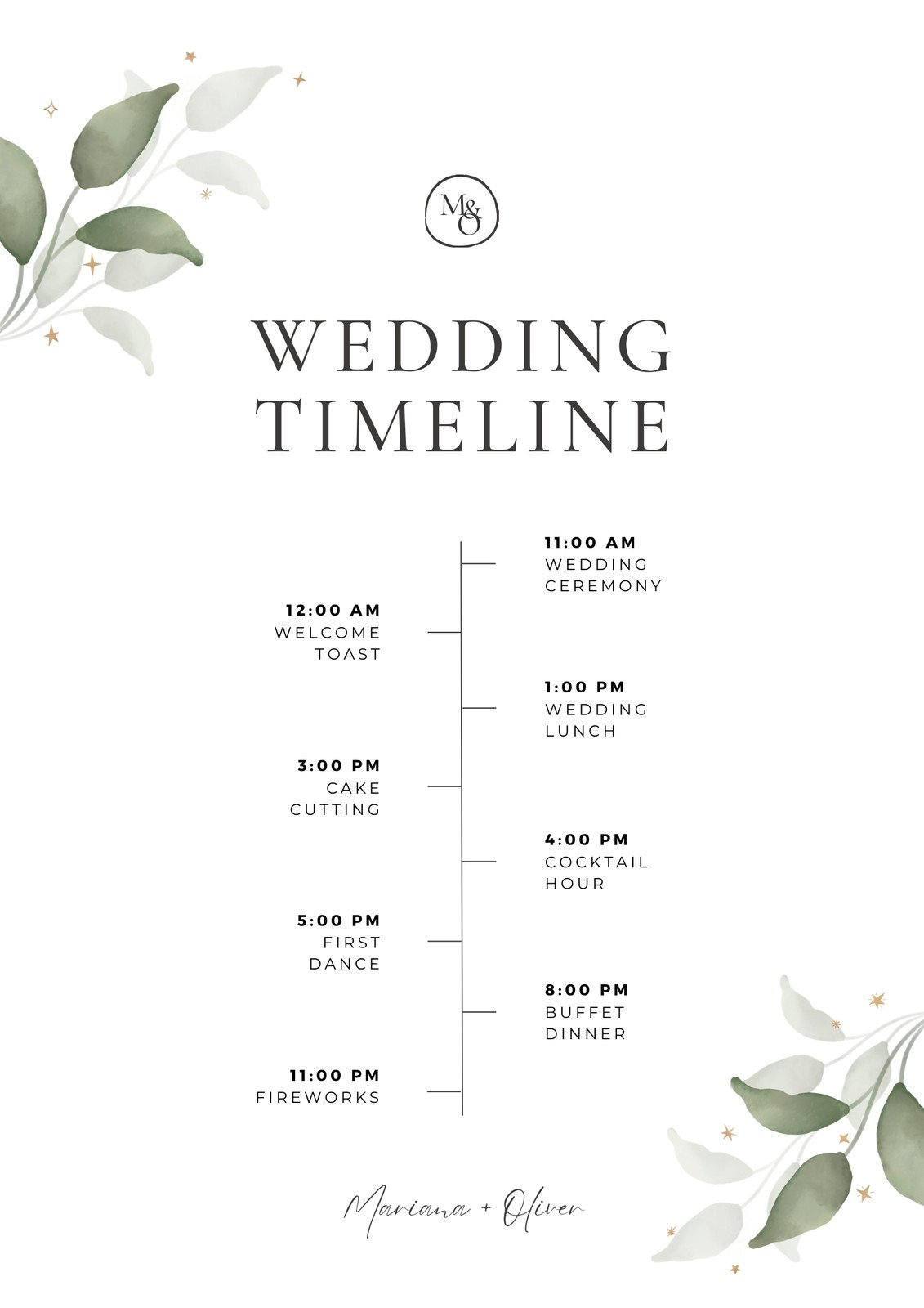 Free, Custom Printable Wedding Program Templates | Canva pertaining to Free Printable Wedding Program Templates