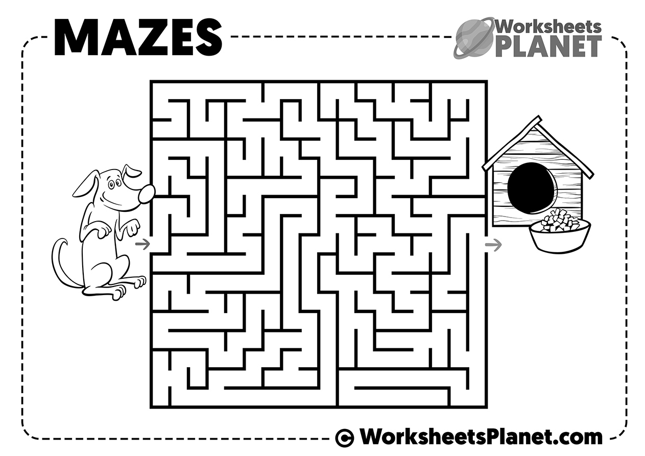 Free Easy Printable Mazes For Kids | Download The Free Pack throughout Free Printable Mazes for Kids