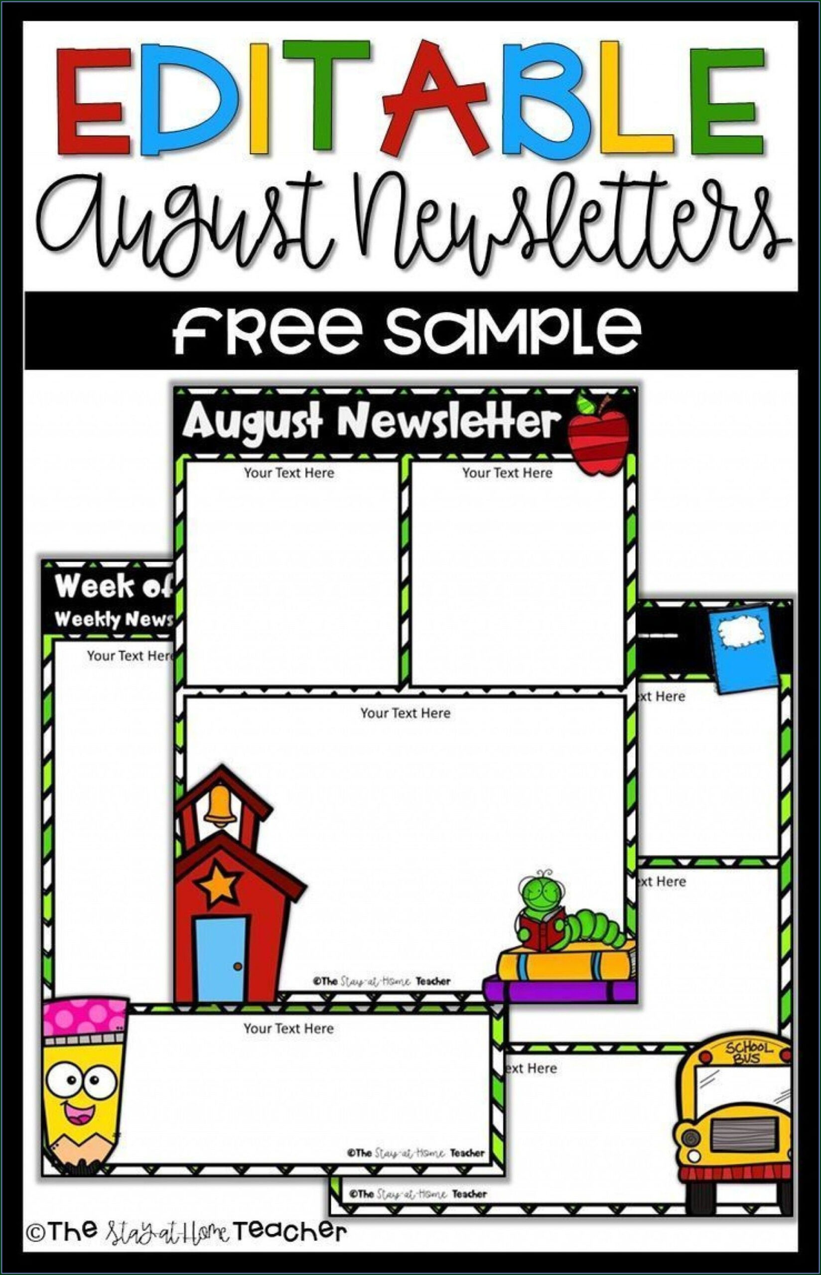 Free Editable Daycare Newsletter Templates For Word | Free throughout Free Printable Preschool Newsletter Templates