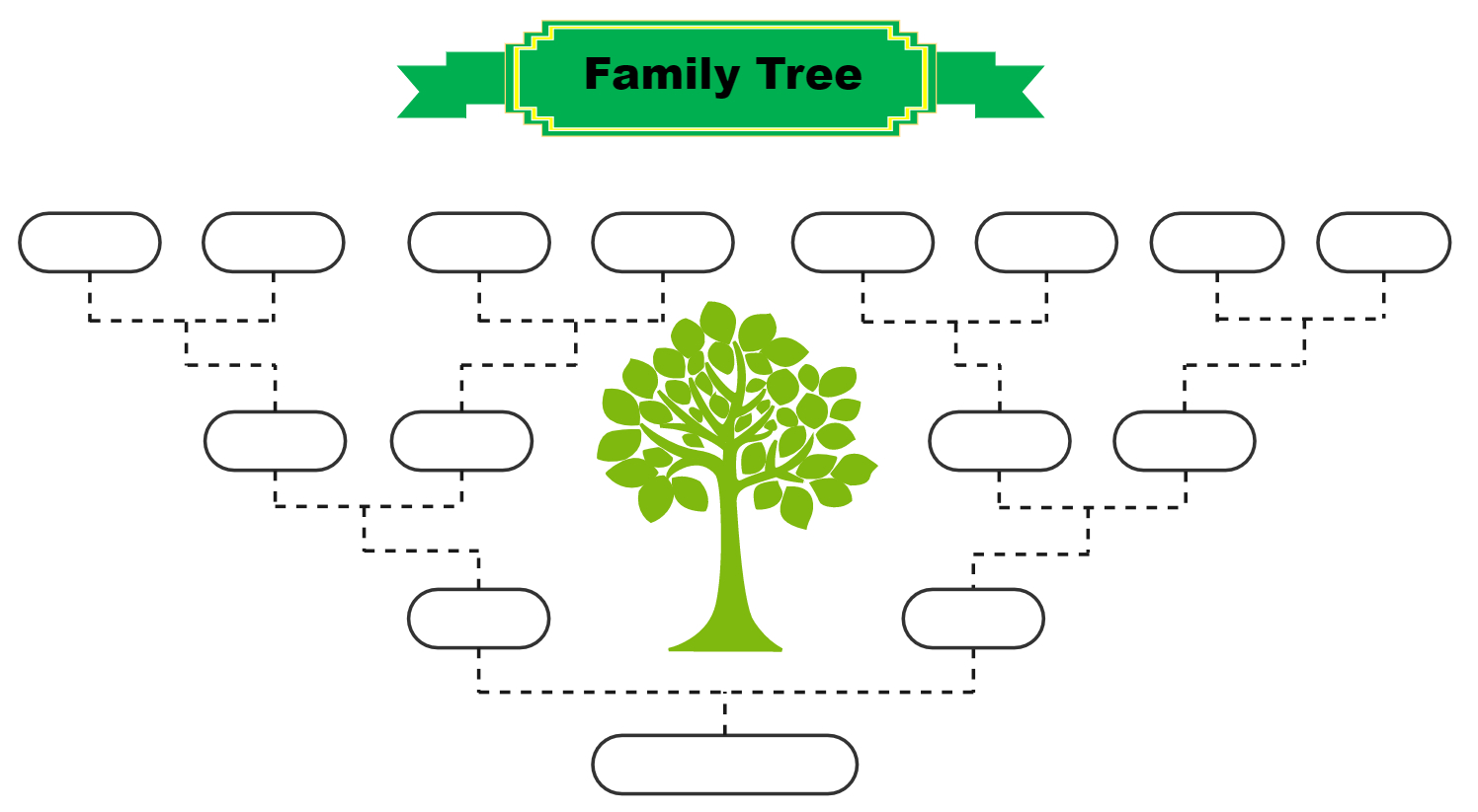 Free Editable Family Tree Templates For Kids | Edrawmax Online pertaining to Family Tree Maker Free Printable