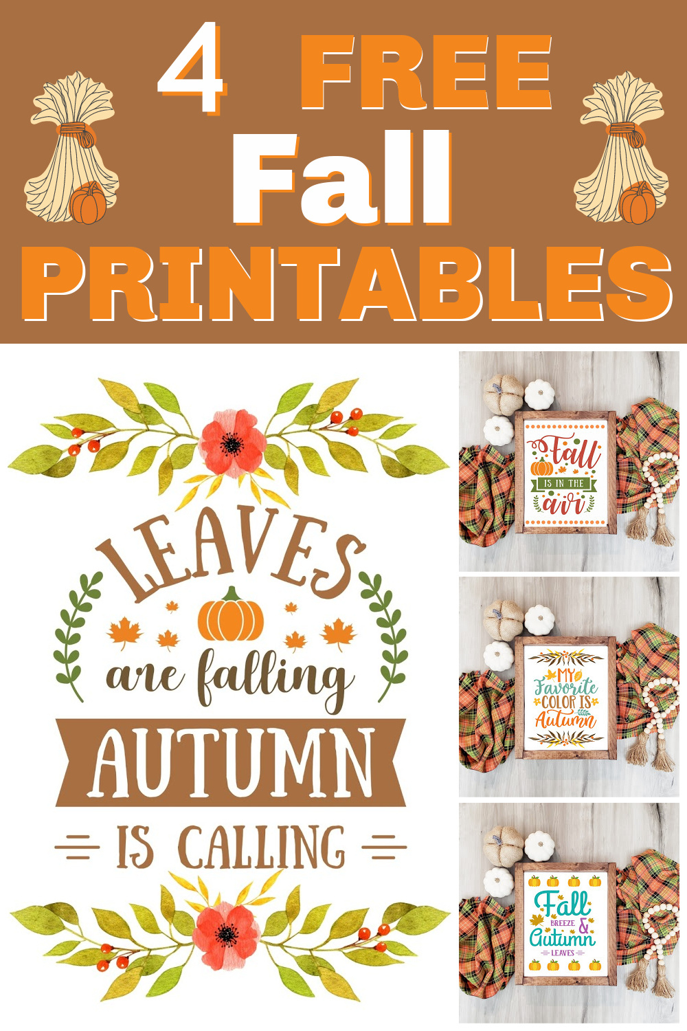 Free Fall Printables For The Home - Sweet Pea with regard to Free Autumn Printables