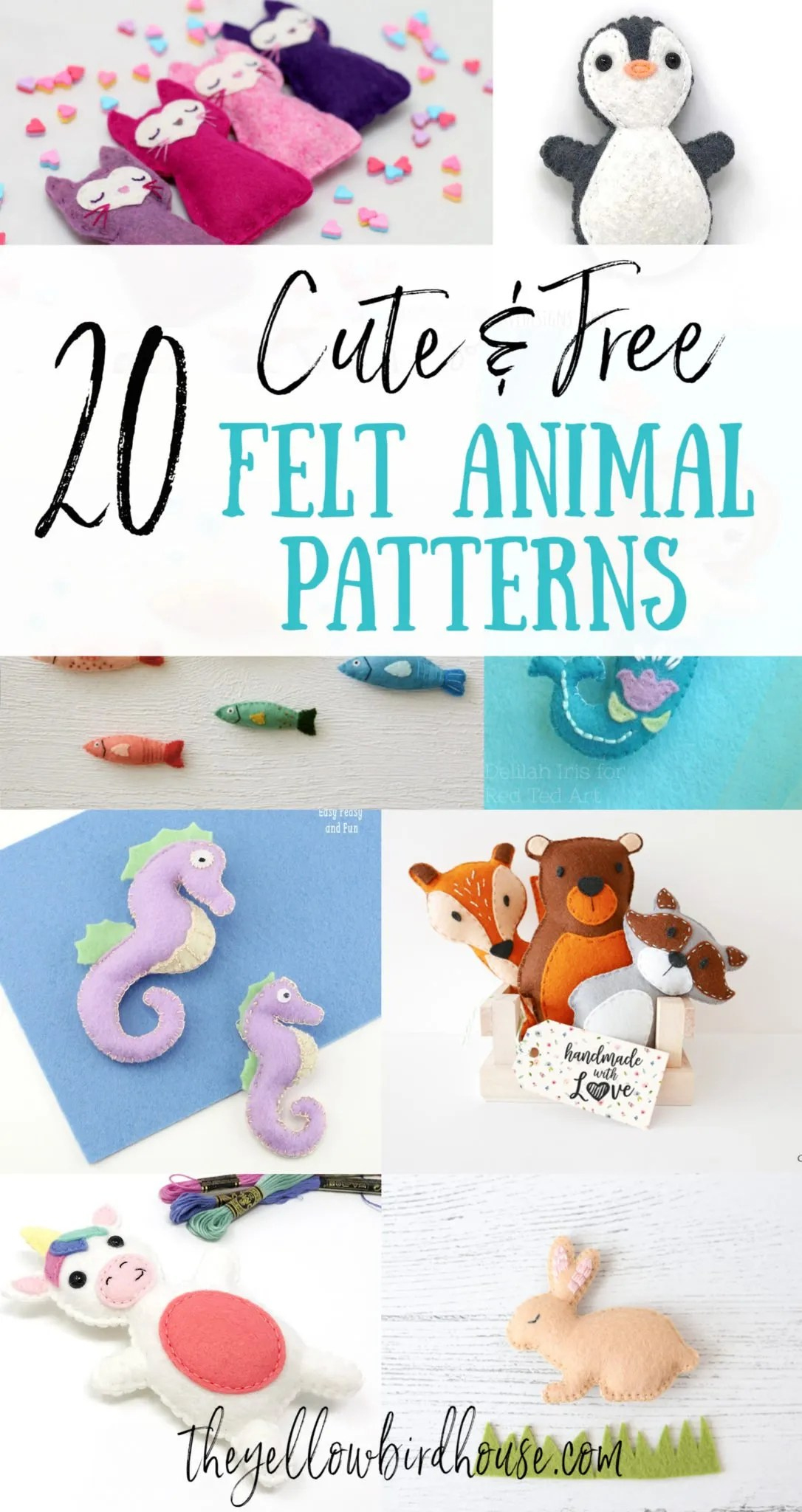 Free Felt Animal Patterns - Pattern.rjuuc.edu.np pertaining to Free Printable Felt Patterns