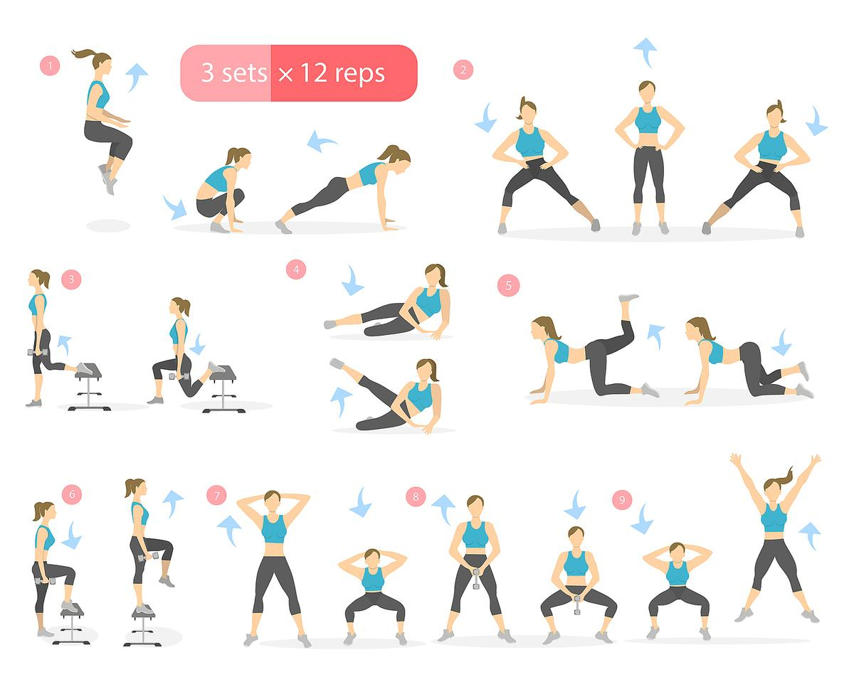 Free Fitness Charts: Printable Exercise Routines &amp;amp; Workouts To inside Free Printable Gym Workout Routines