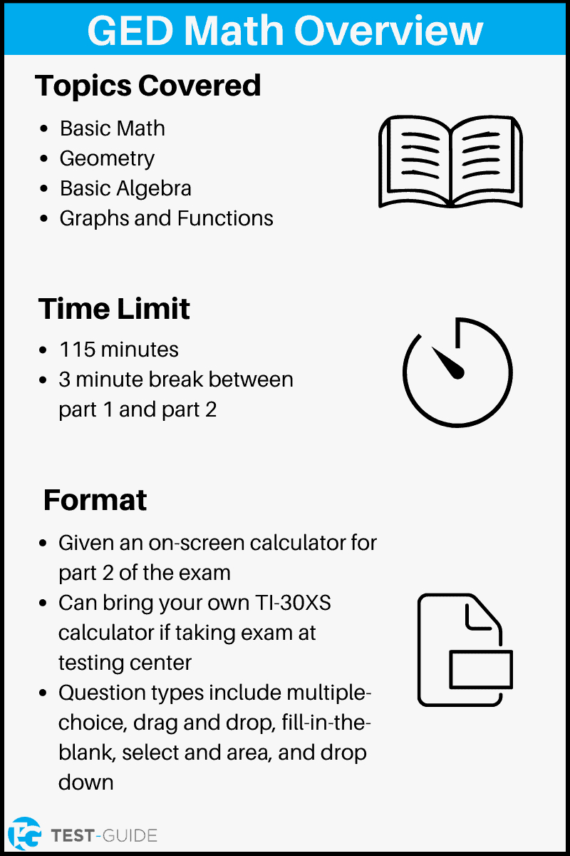 Free Ged Math Practice Test | Test-Guide intended for Free Printable Ged Practice Test With Answer Key