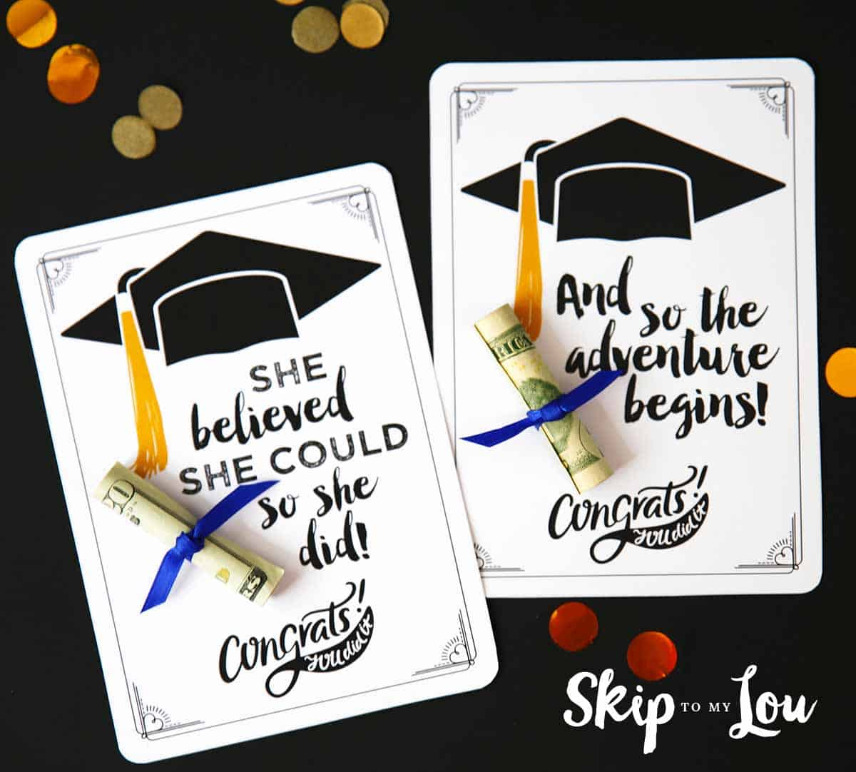 Free Graduation Cards With Positive Quotes And Cash! in Free Graduation Printables