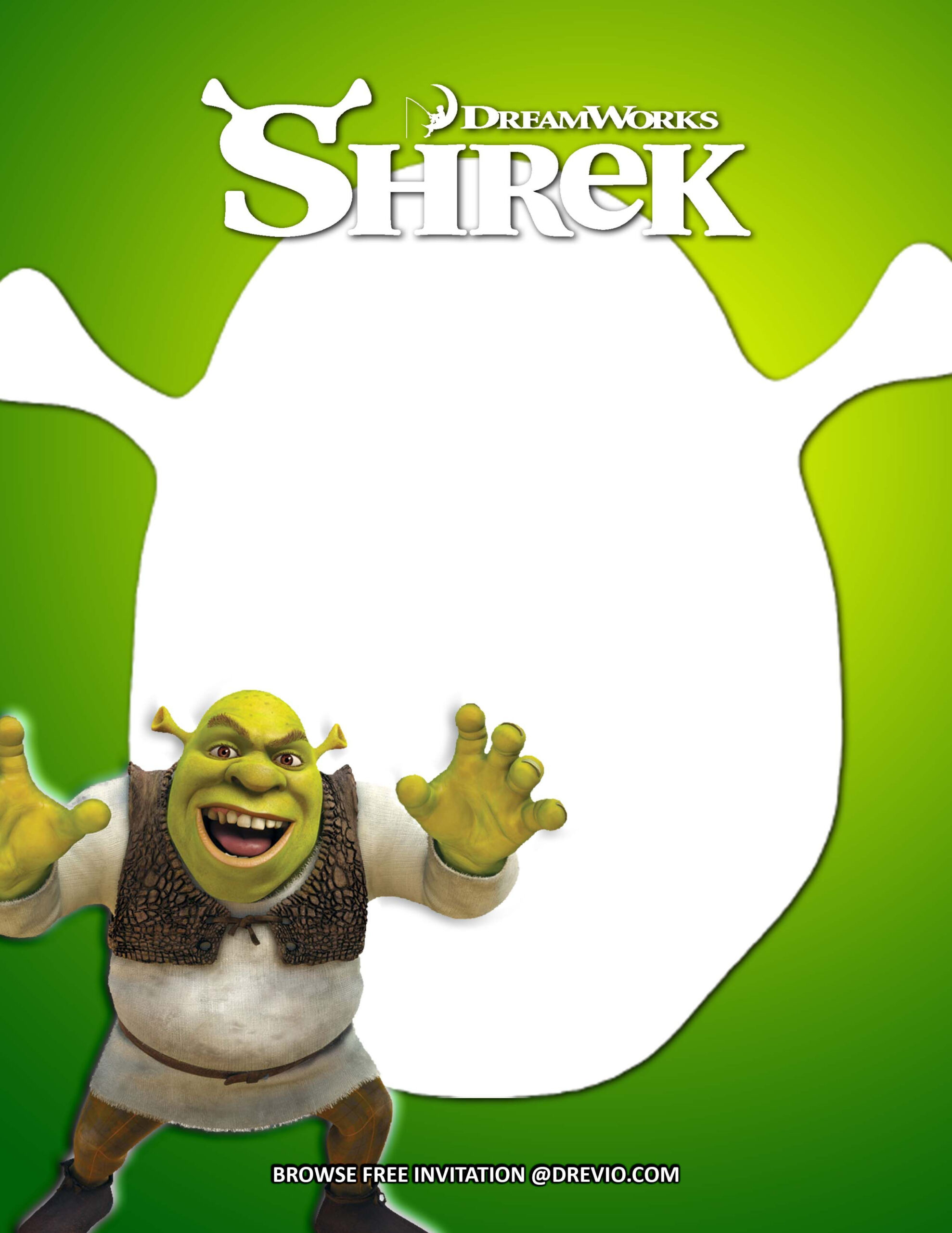 Free Invitations) Shrek Birthday Invitations + Party Ideas | Shrek regarding Free Printable Shrek Birthday Invitations