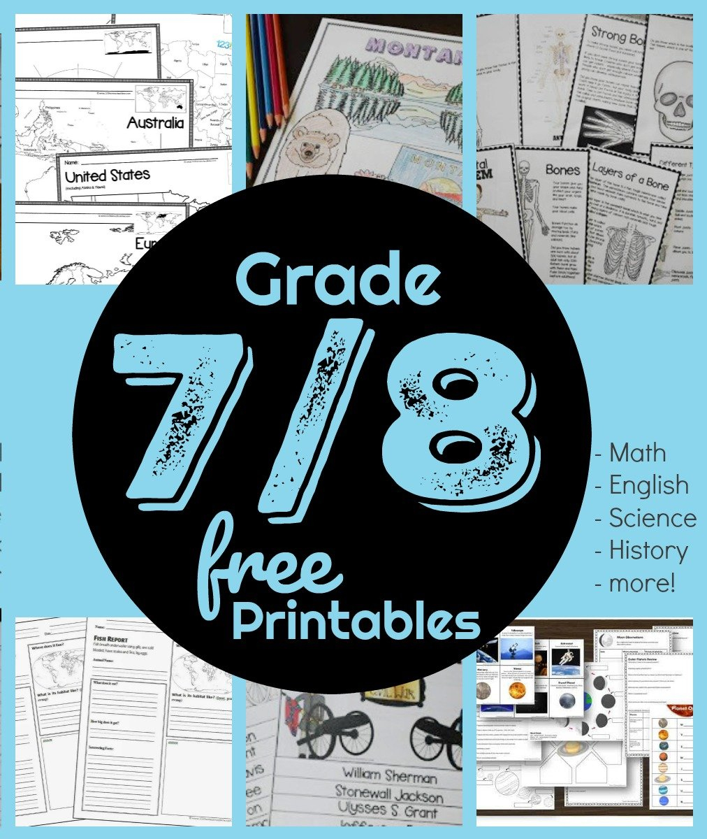 Free Jr High And High School Worksheets inside Free Printable Social Studies Worksheets For 8Th Grade