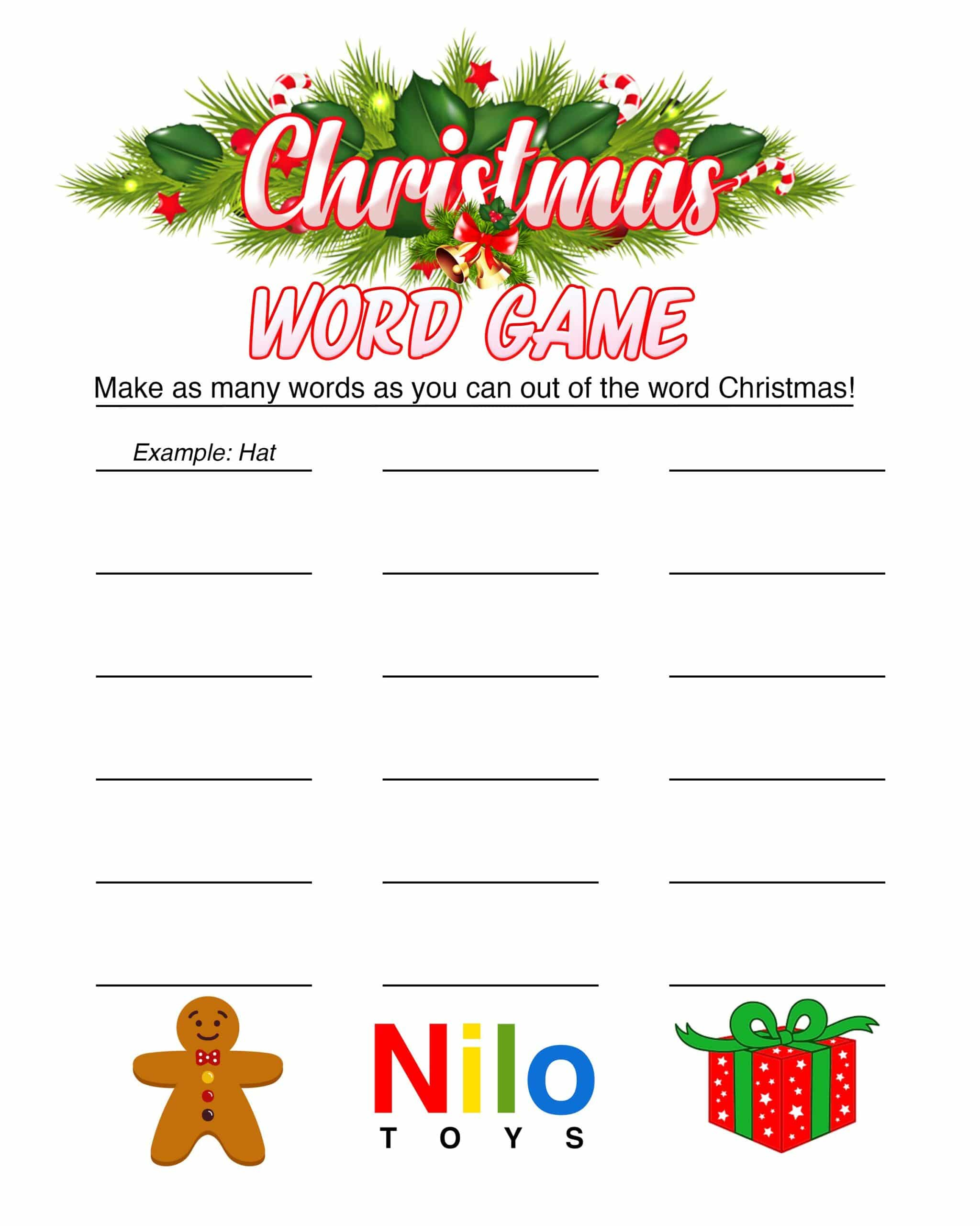 Free Kids Games For Christmas | Printable Word Games For Kids in Free Games For Christmas That Is Printable