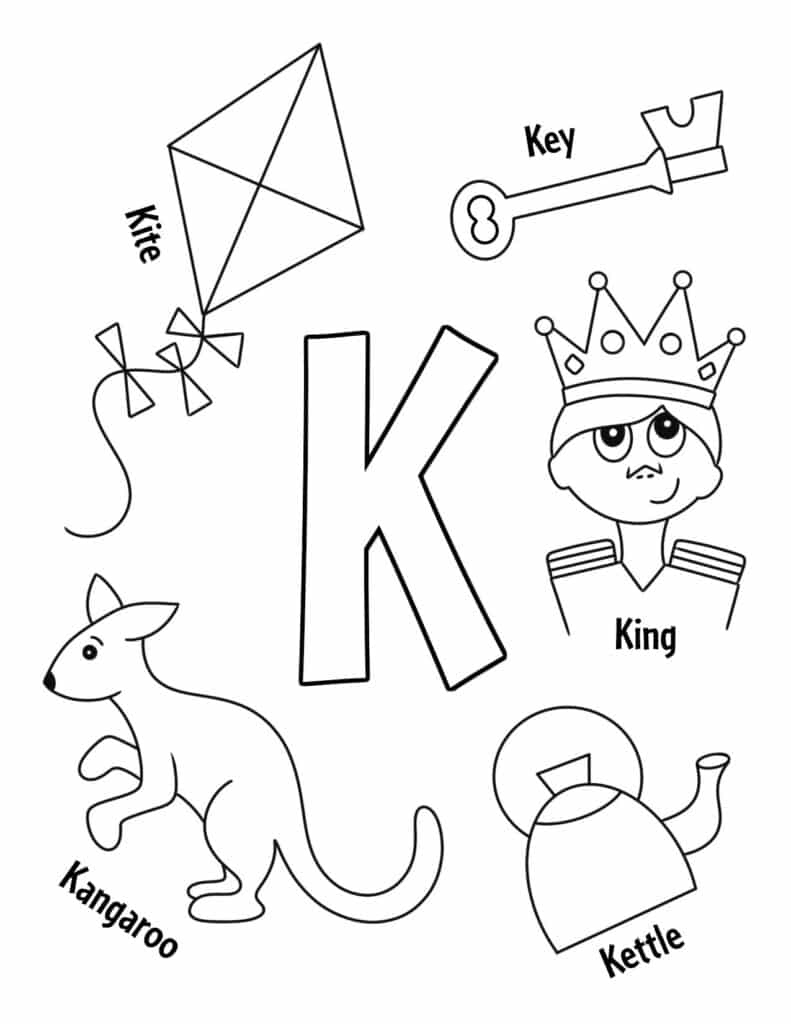 Free Letter K Worksheets For Preschool ⋆ The Hollydog Blog within Free Printable Letter K Worksheets