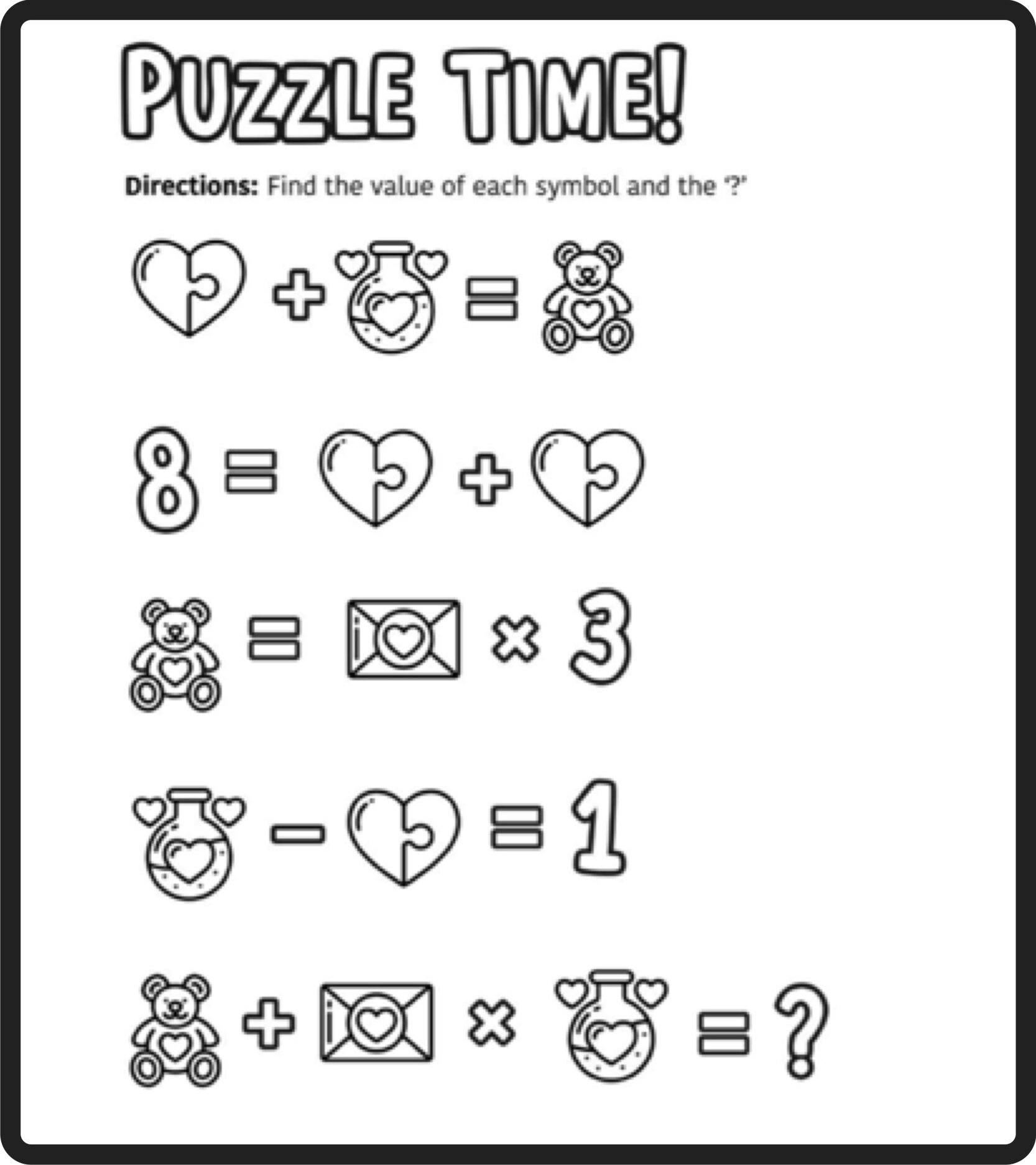 Free Math Puzzles — Mashup Math throughout Free Printable Math Puzzles