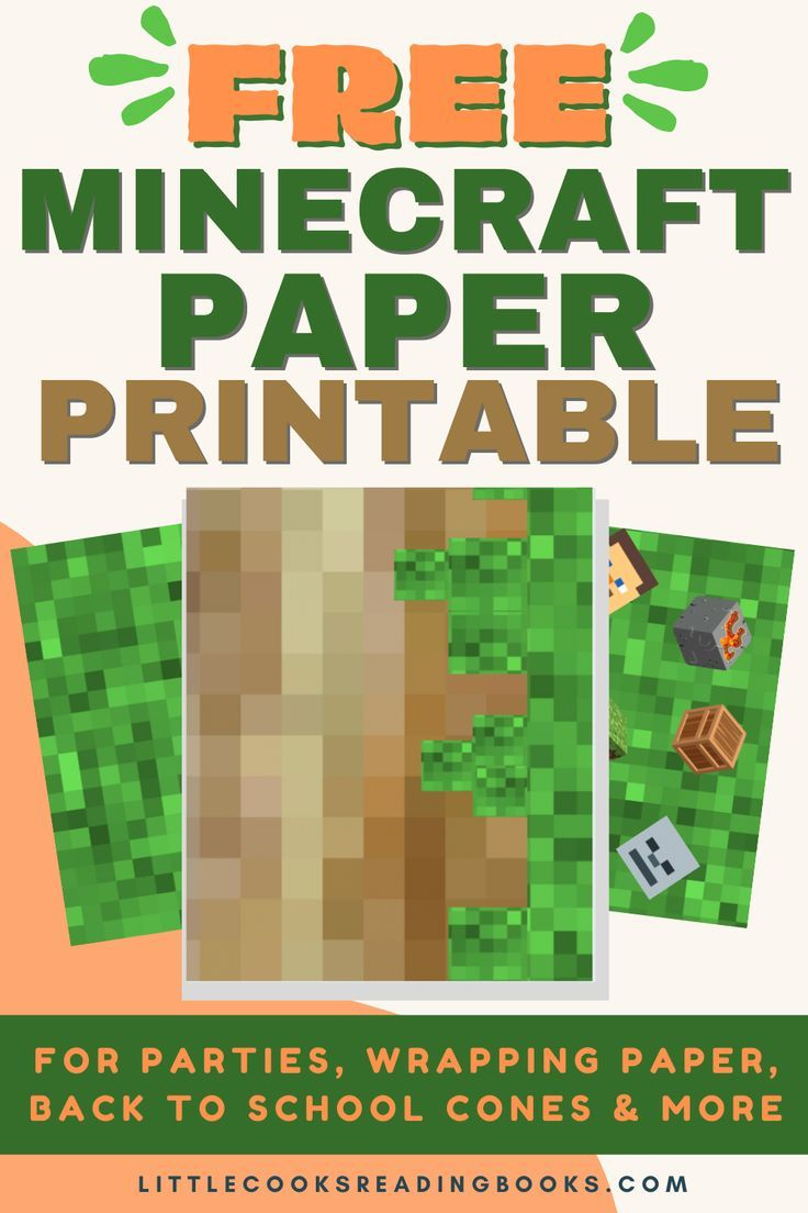 Free Minecraft Paper Printable | Minecraft Printables, Minecraft pertaining to Free Minecraft Printables