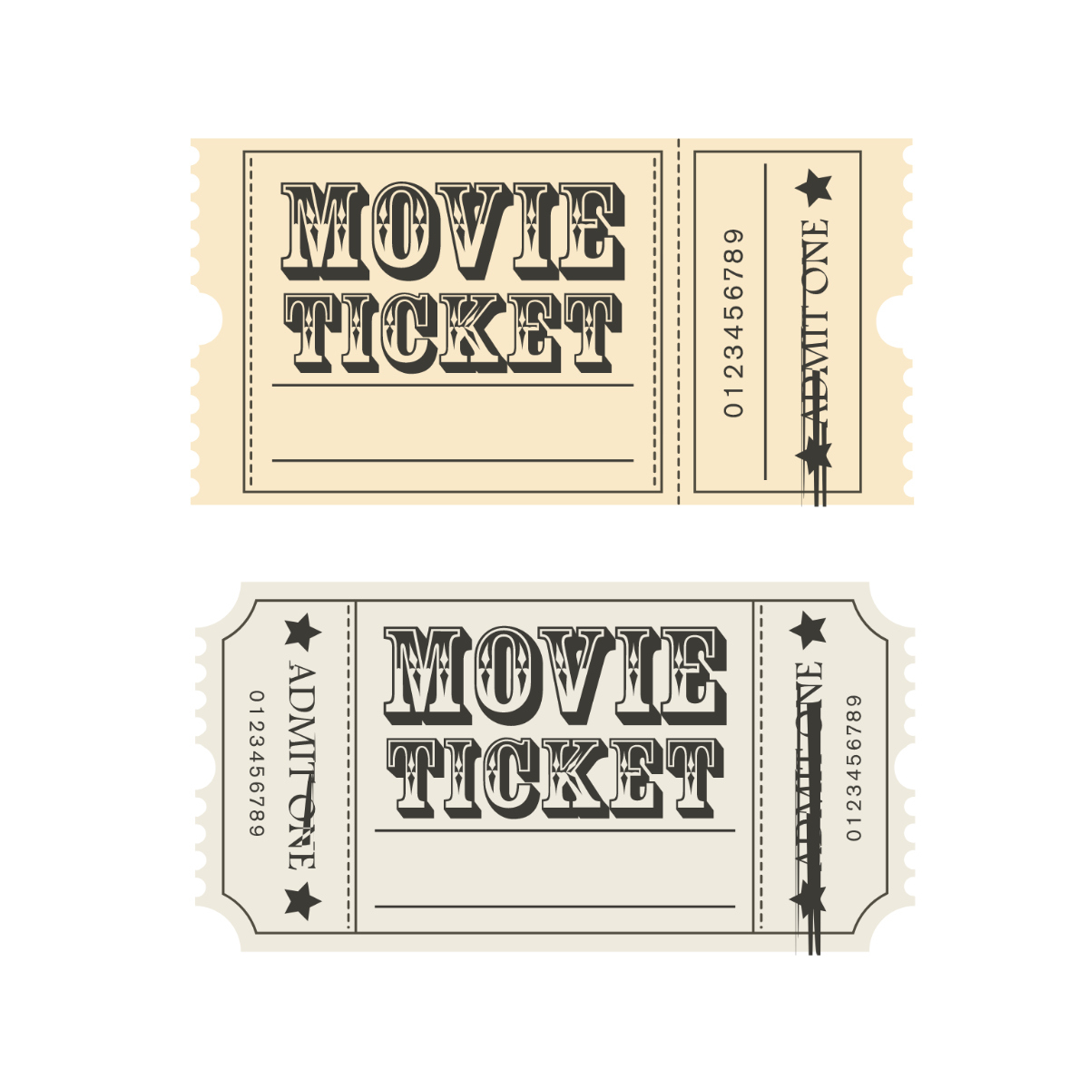 Free Movie Ticket Templates &amp;amp; Examples - Edit Online &amp;amp; Download inside Free Printable Movie Tickets