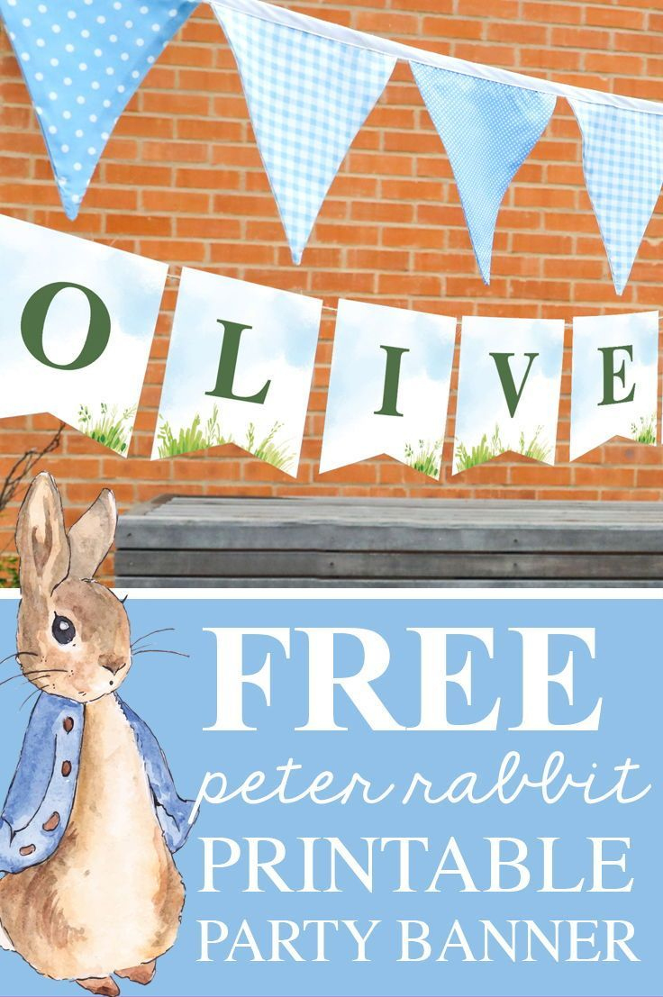 Free Peter Rabbit Party Invitation And Peter Rabbit Party Decor pertaining to Free Peter Rabbit Party Printables