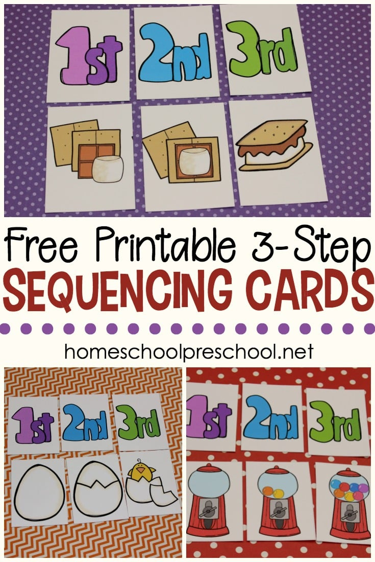 Free Printable 3-Step Sequencing Cards For Preschoolers | Money throughout Free Printable Sequencing Cards