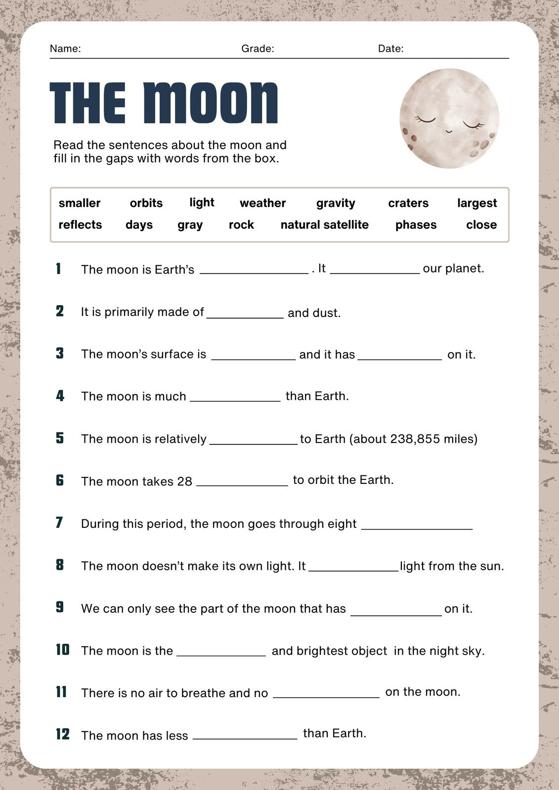 Free Printable 3Rd Grade Reading Worksheet Templates | Canva in Free Printable 3Rd Grade Reading Worksheets