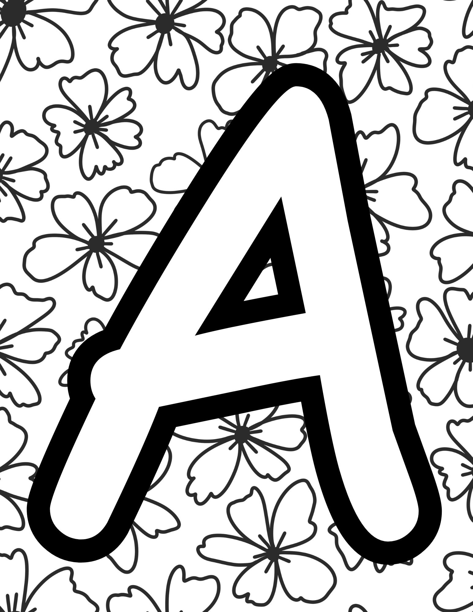 Free Printable Abc Coloring Pages: Learn Alphabet Letters! | Skip in Free Printable Preschool Alphabet Coloring Pages