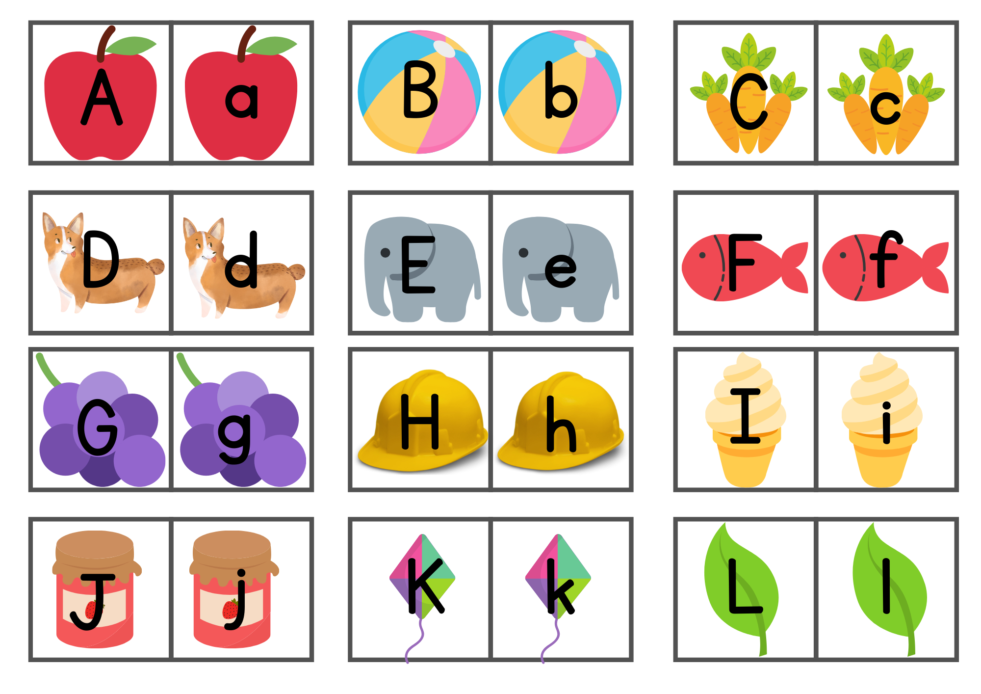 Free Printable Abc Memory Matching Game - Lovinghomeschool inside Free Printable Toddler Matching Games