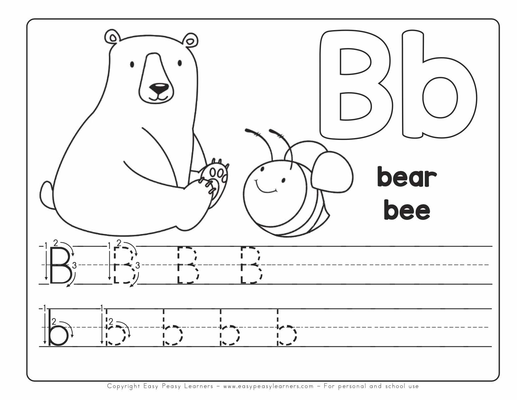 Free Printable Alphabet Book - Alphabet Worksheets For Pre-K And K intended for Free Printable Alphabet Worksheets For Kindergarten