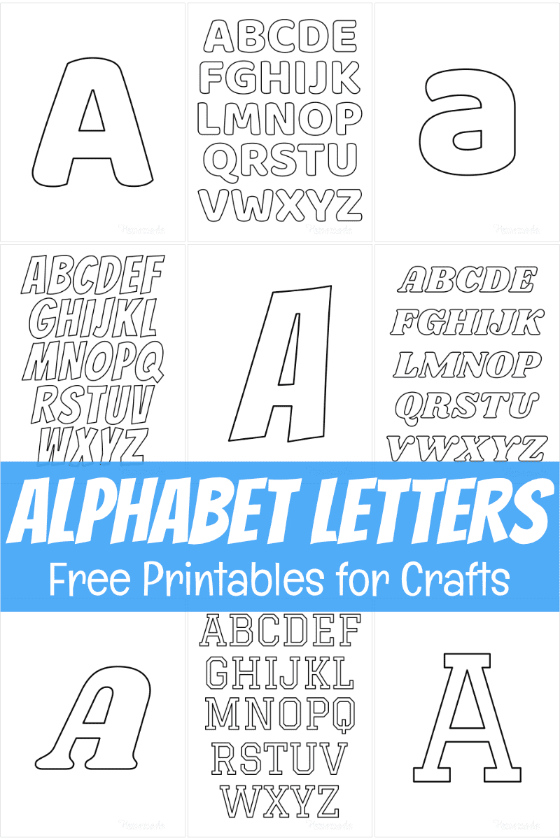 Free Printable Alphabet Letters For Crafts regarding Printable Alphabet Letters Free Download