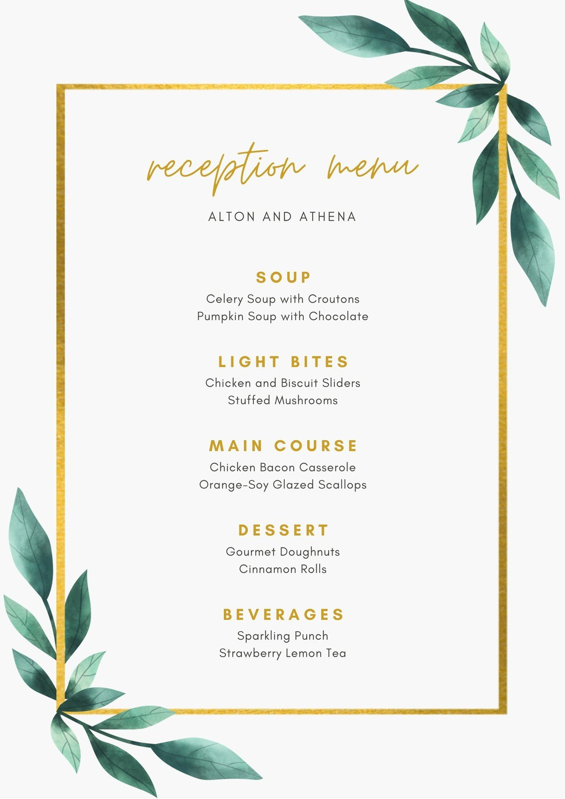 Free Printable And Customizable Fancy Menu Templates | Canva in Menu Template Free Printable Word