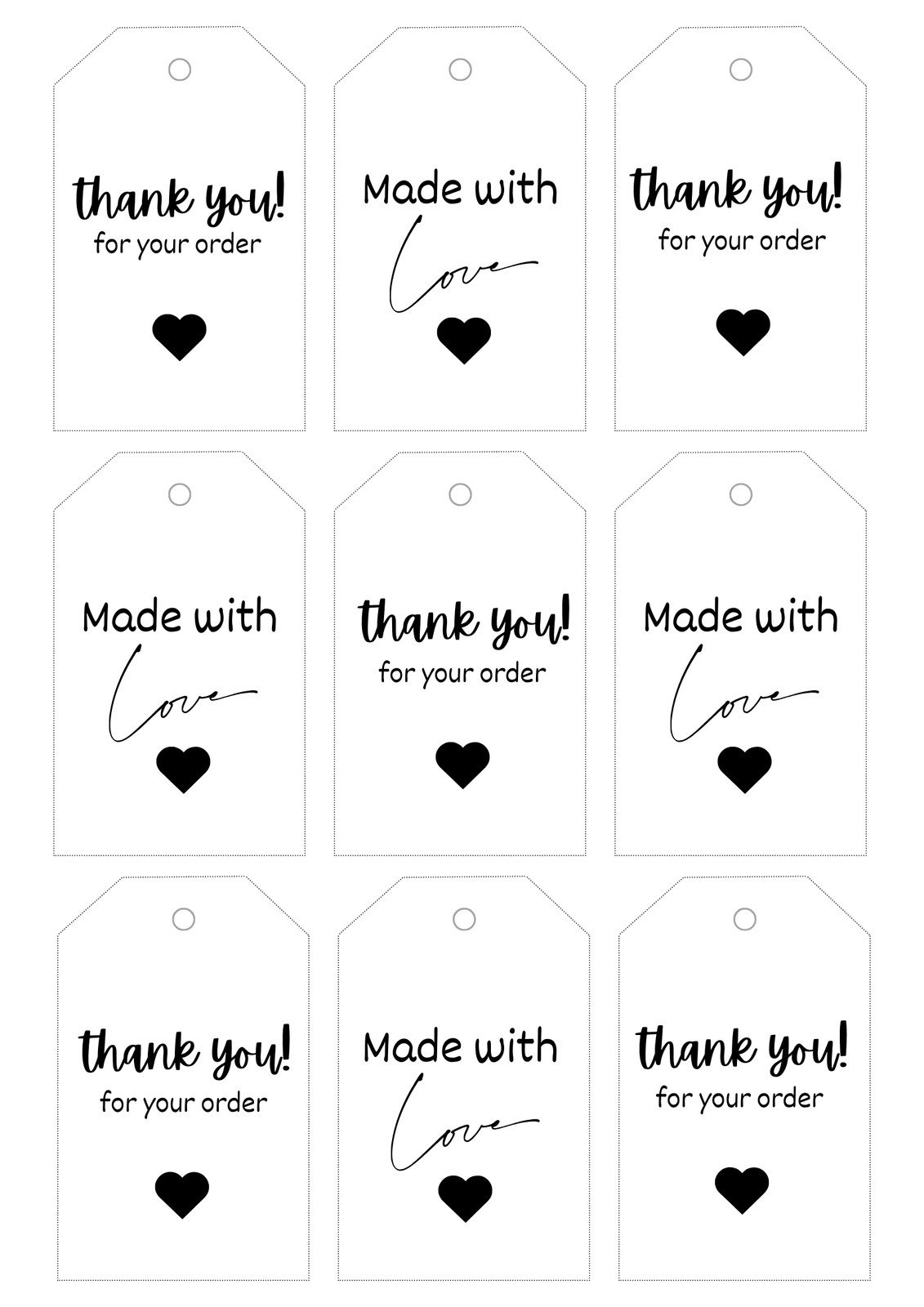 Free, Printable And Customizable Gift Tag Templates | Canva for Free Printable Gift Tag Templates for Word