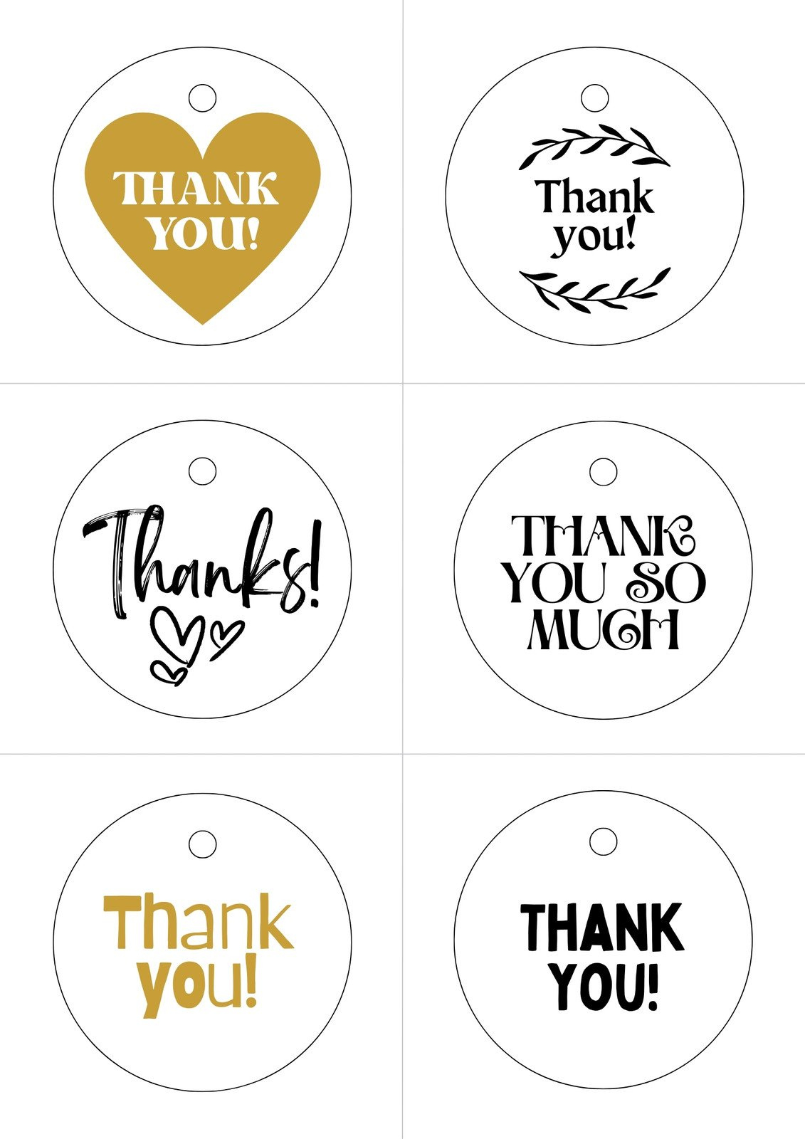 Free, Printable And Customizable Gift Tag Templates | Canva regarding Free Printable Thank You Tags Template