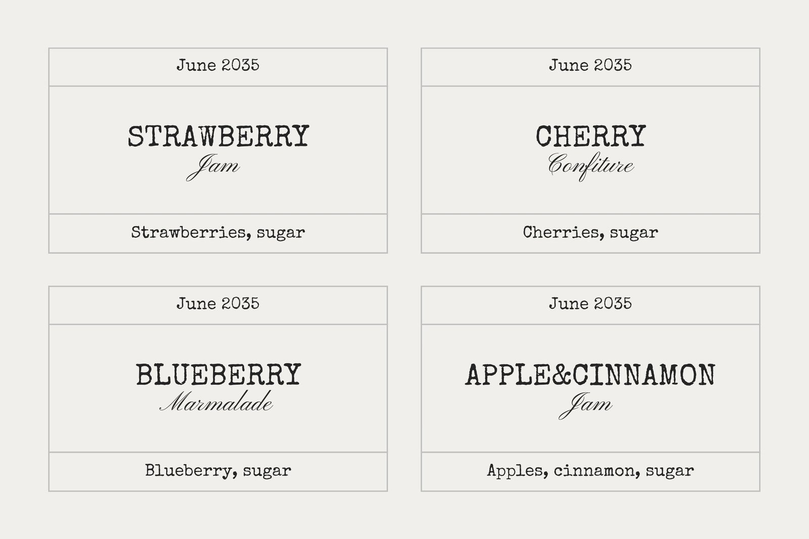 Free Printable And Customizable Kitchen Label Templates | Canva with regard to Free Printable From the Kitchen of Labels