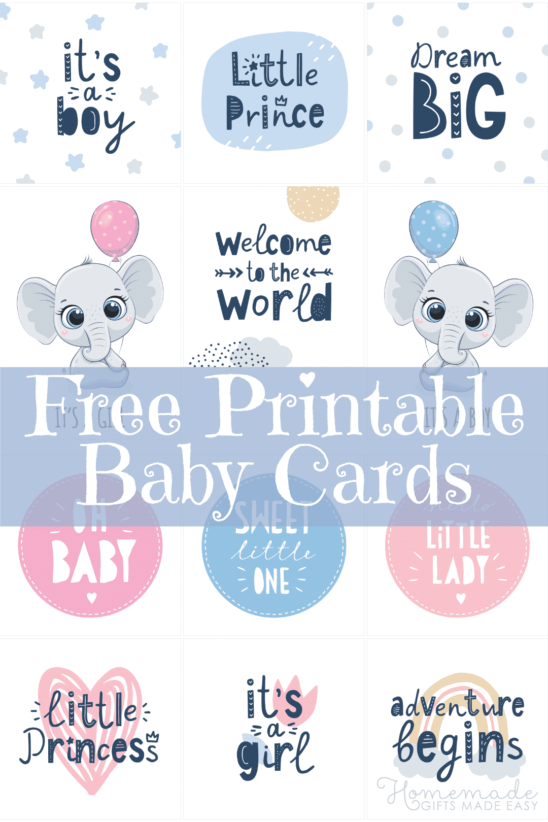 Free Printable Baby Cards | New Baby &amp; Baby Shower Cards within Free Printable Baby Boy Cards