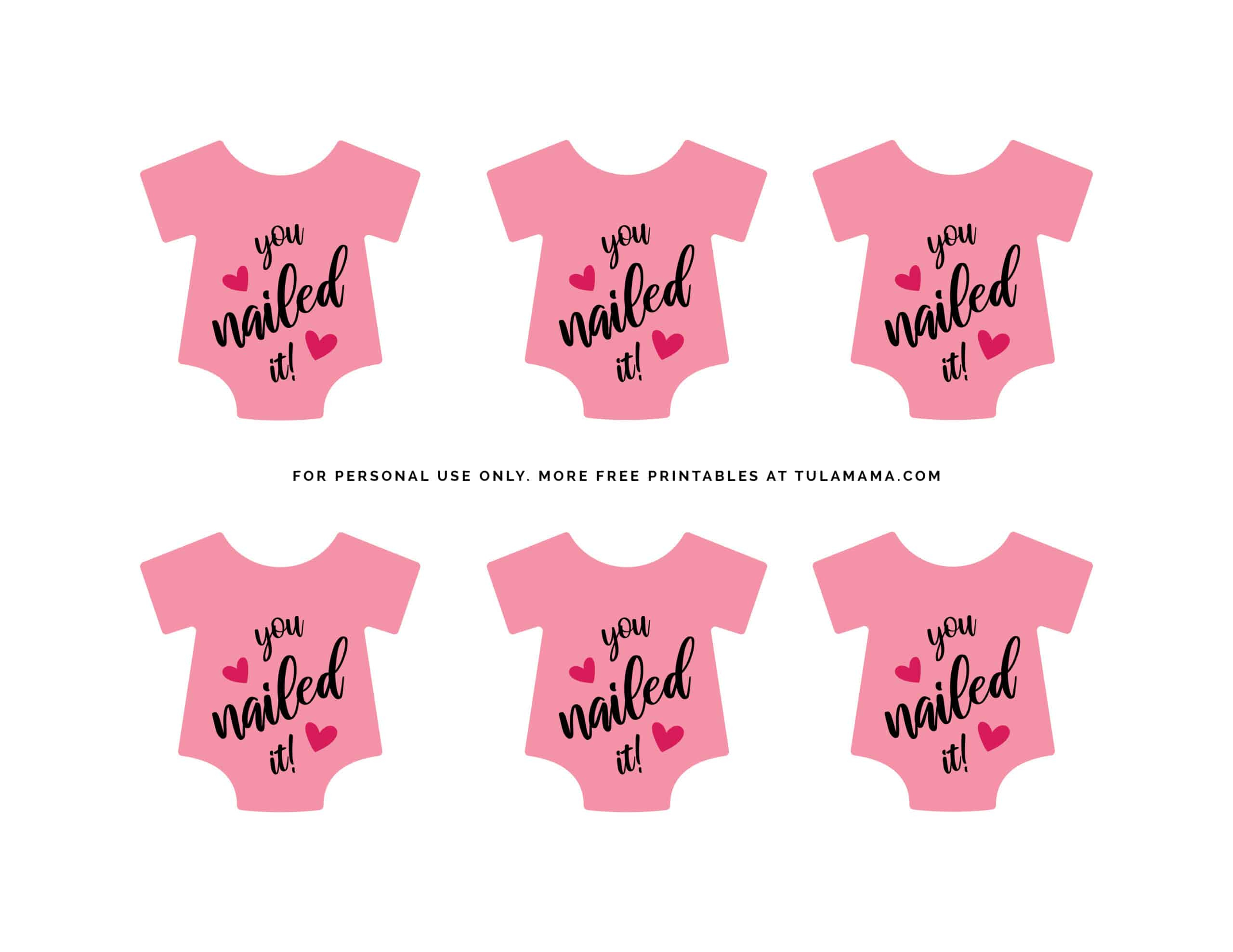 Free Printable Baby Onesie Template For Baby Shower Decorations in Free Printable Baby Onesie Template