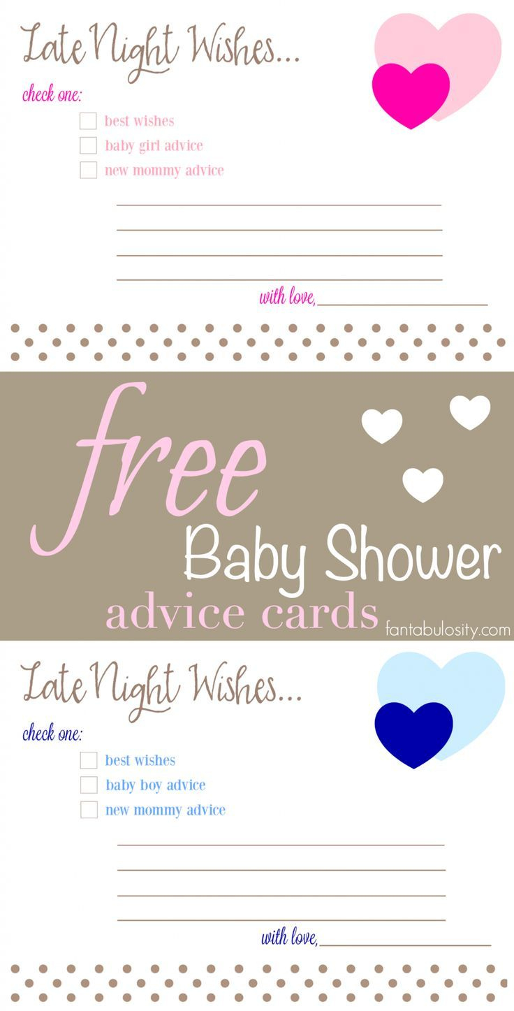 Free Printable Baby Shower Advice &amp;amp; Best Wishes Cards | Baby pertaining to Free Printable Baby Advice Cards