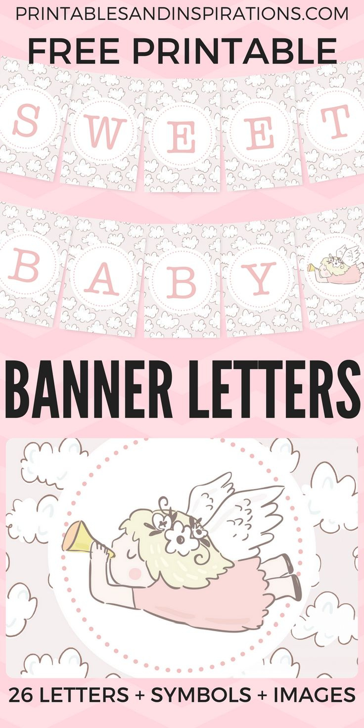 Free Printable Baby Shower Decorations Banner Letters - Printables regarding Free Printable Baby Shower Banner Letters