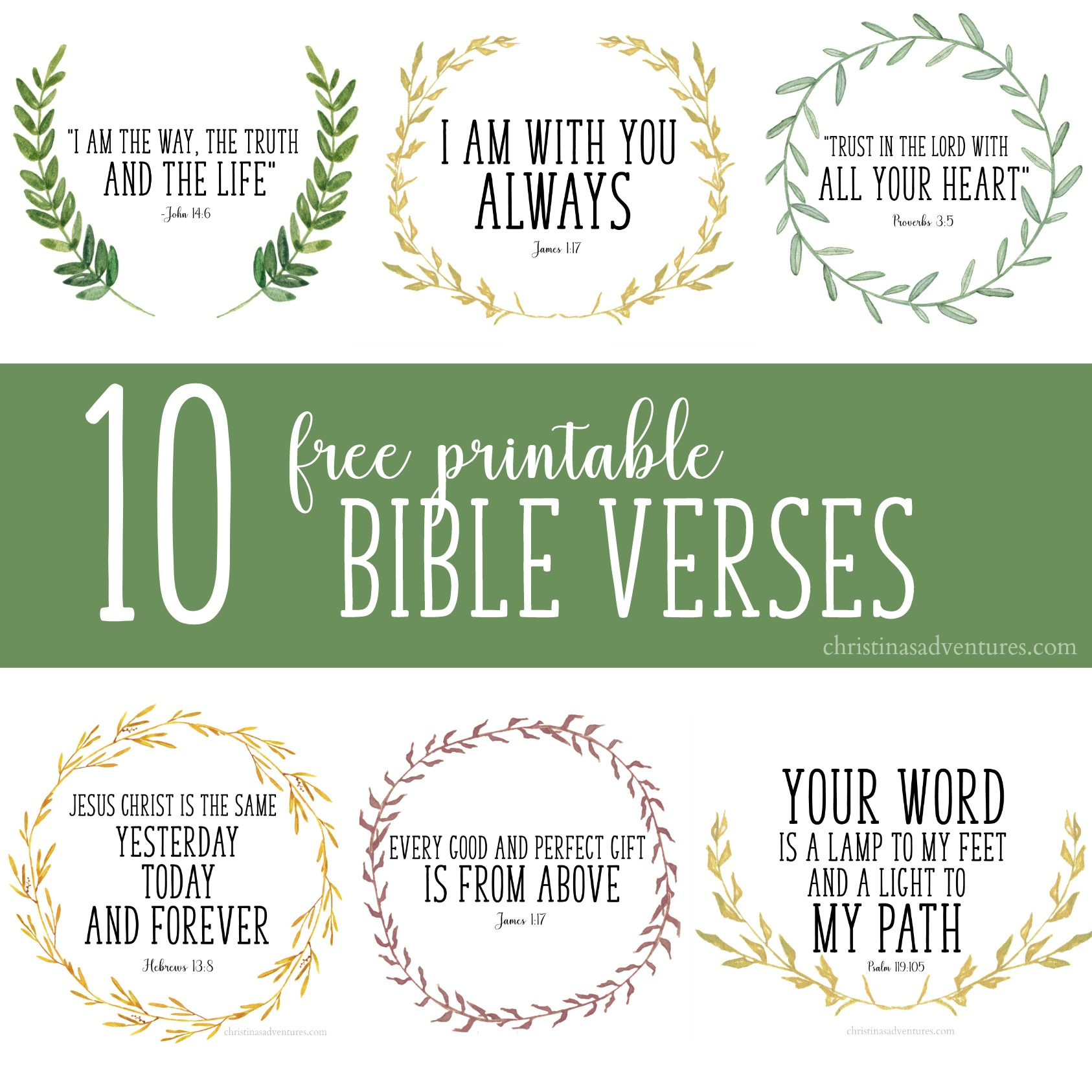 Free Printable Bible Verses - Christina Maria Blog throughout Free Printable Bible Verses To Frame