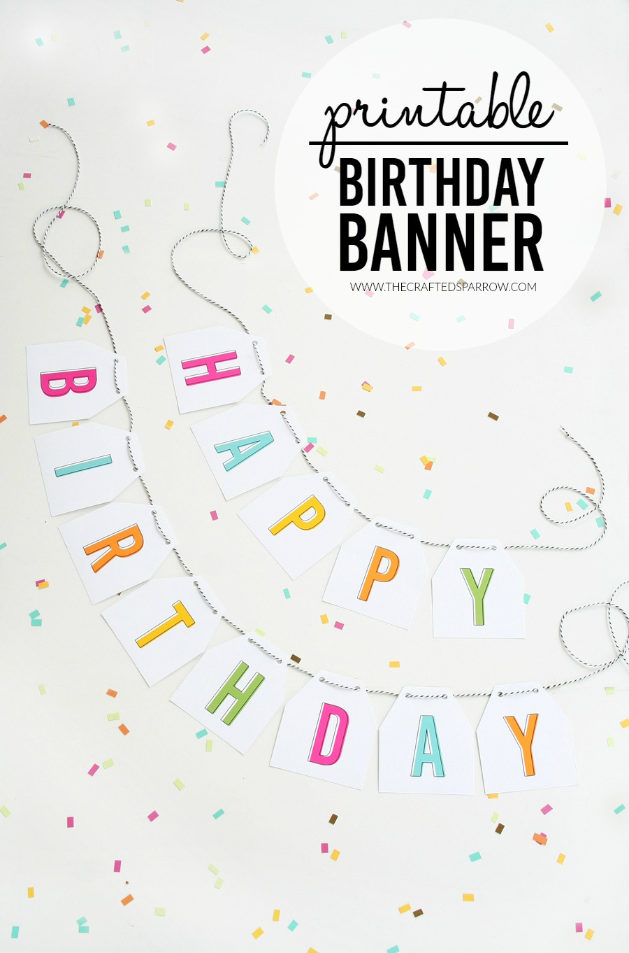 Free Printable Birthday Banner within Birthday Banner Templates Free Printable