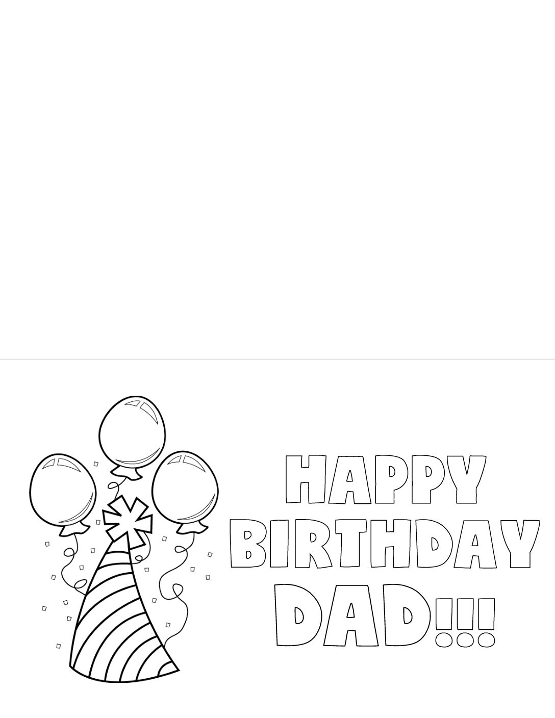 Free Printable Birthday Card (Dad) - Six Clever Sisters regarding Free Printable Birthday Cards for Dad