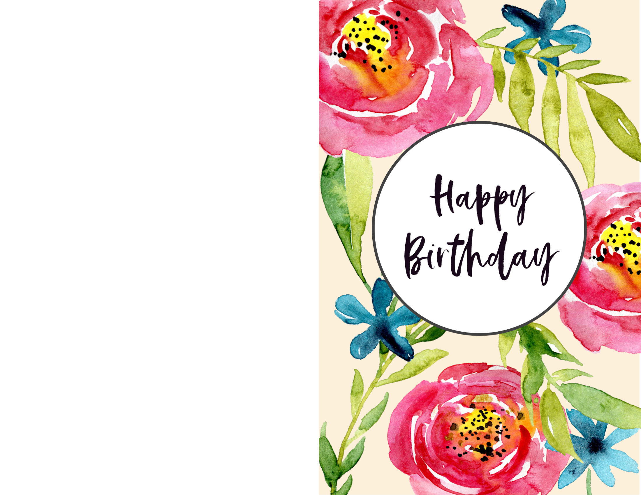 Free Printable Birthday Cards - Paper Trail Design regarding Free Printable Greeting Cards No Sign Up