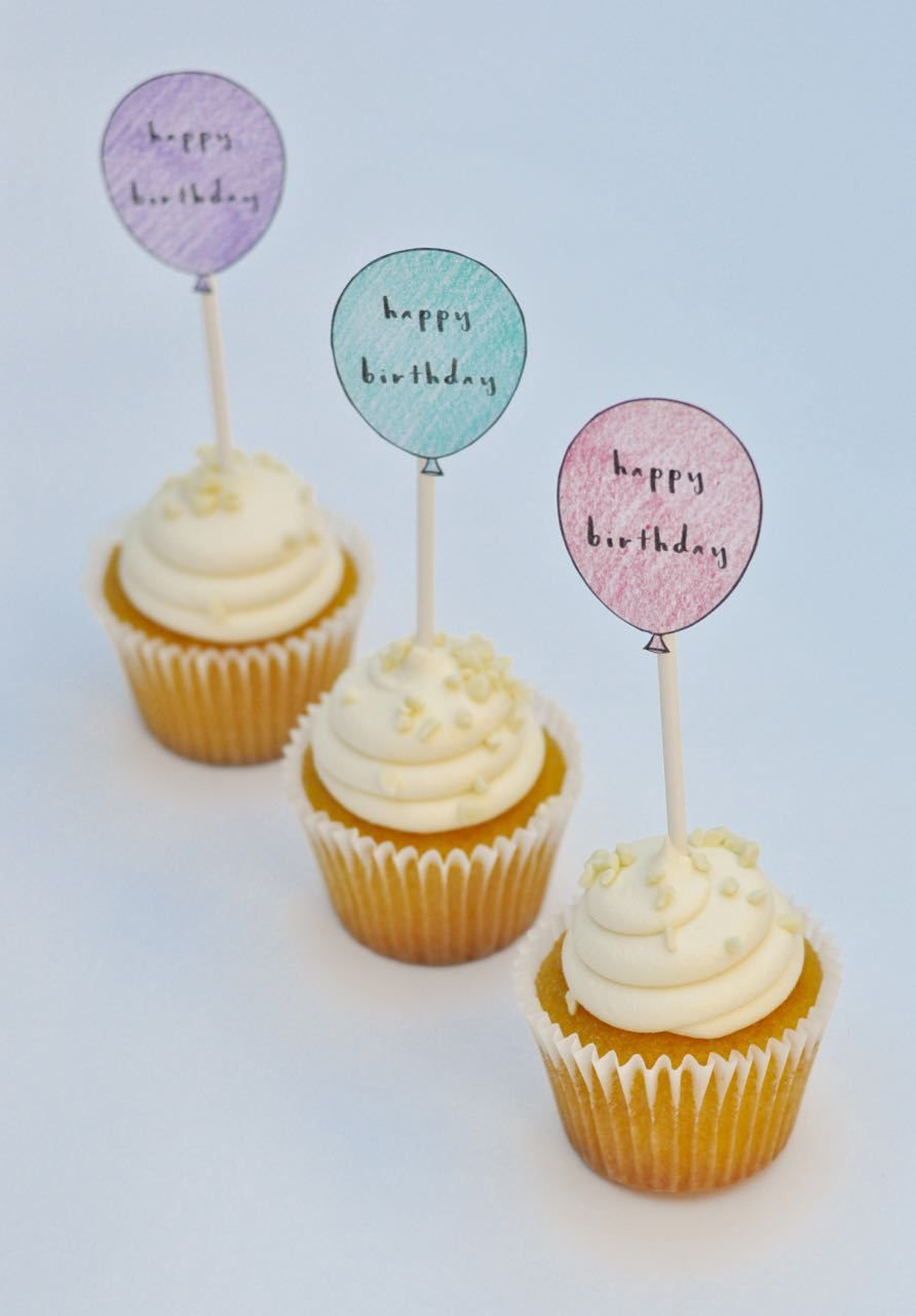 Free Printable Birthday Cupcake Toppers | Birthday Cake Toppers throughout Free Printable Cupcake Toppers