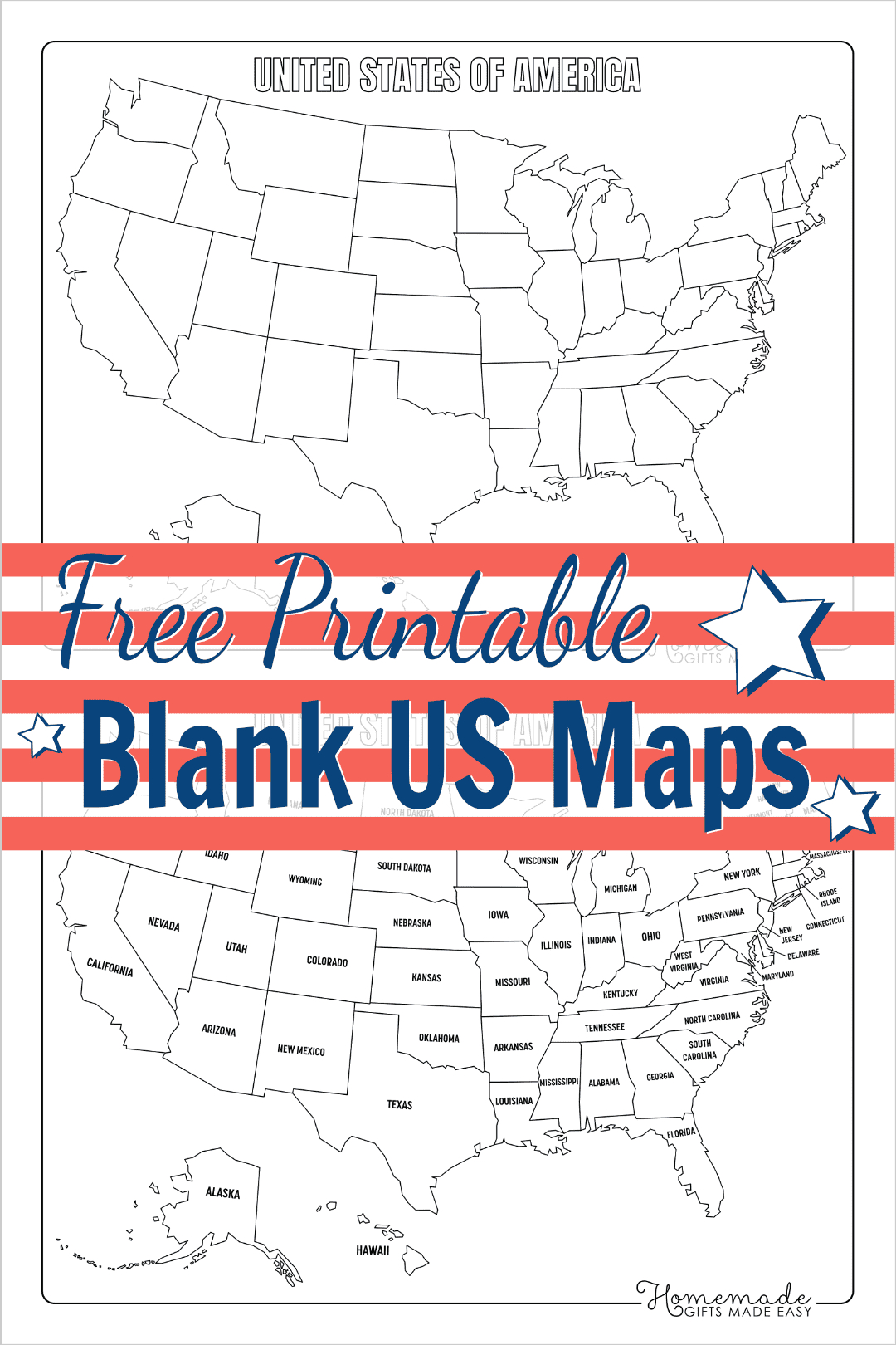 Free Printable Blank Us Map with Free Printable Blank Map Of The United States Of America