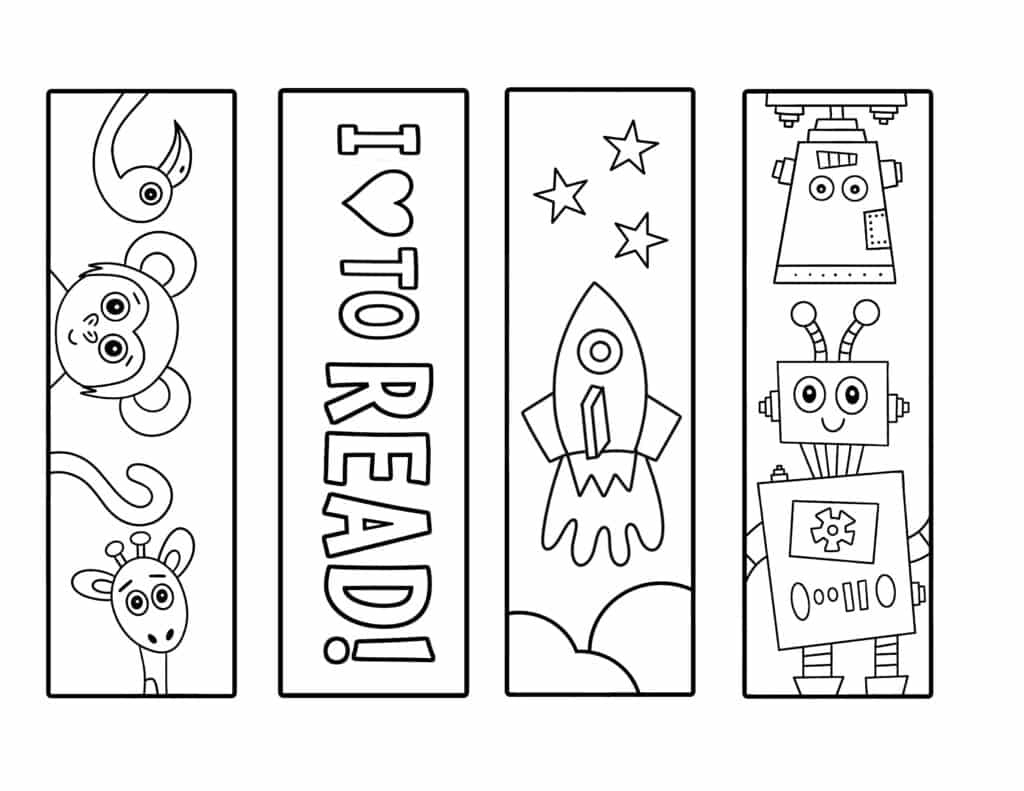 Free Printable Bookmarks To Color! ⋆ The Hollydog Blog with regard to Free Printable Bookmarks To Color