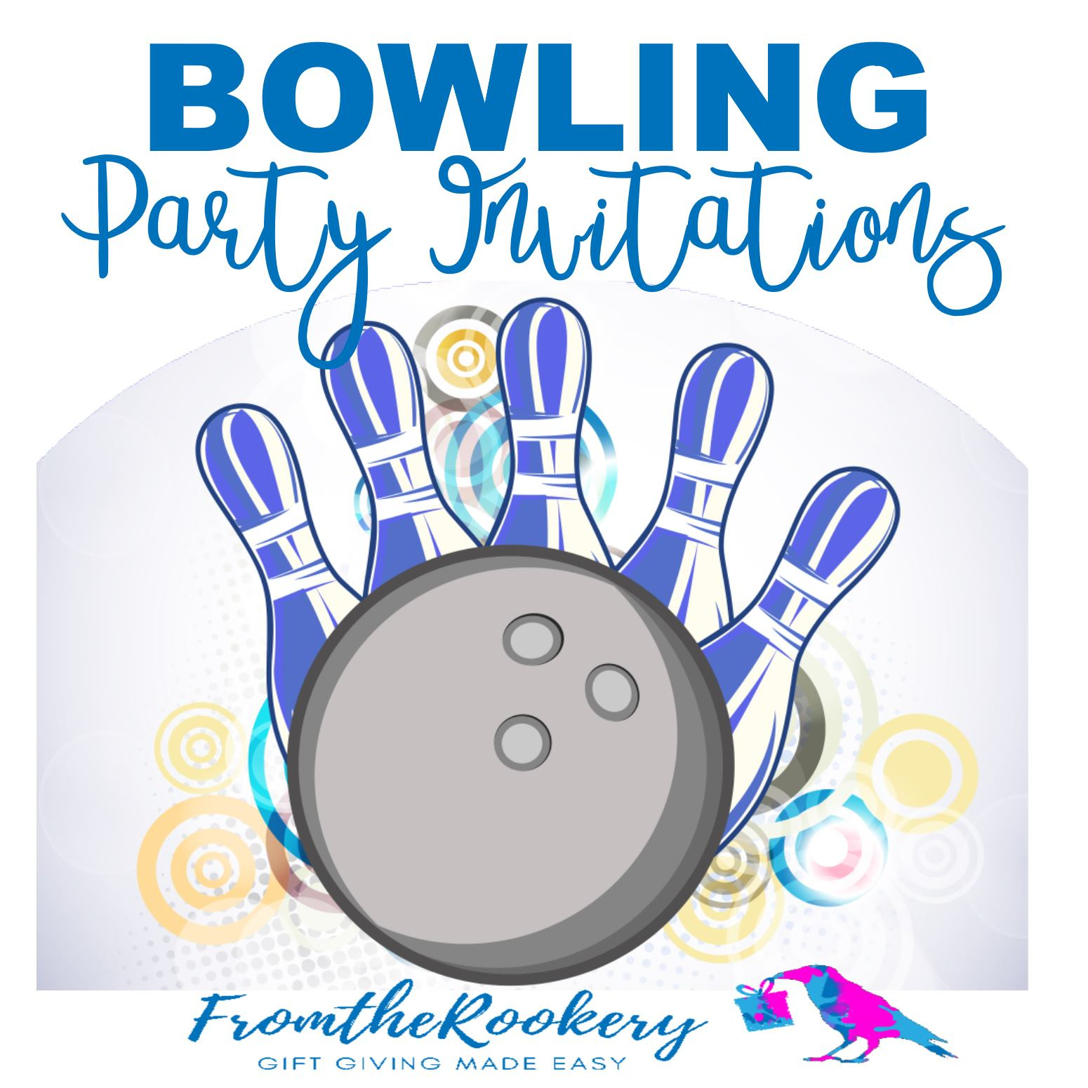 Free Printable Bowling Invitations for Free Printable Bowling Ball Template